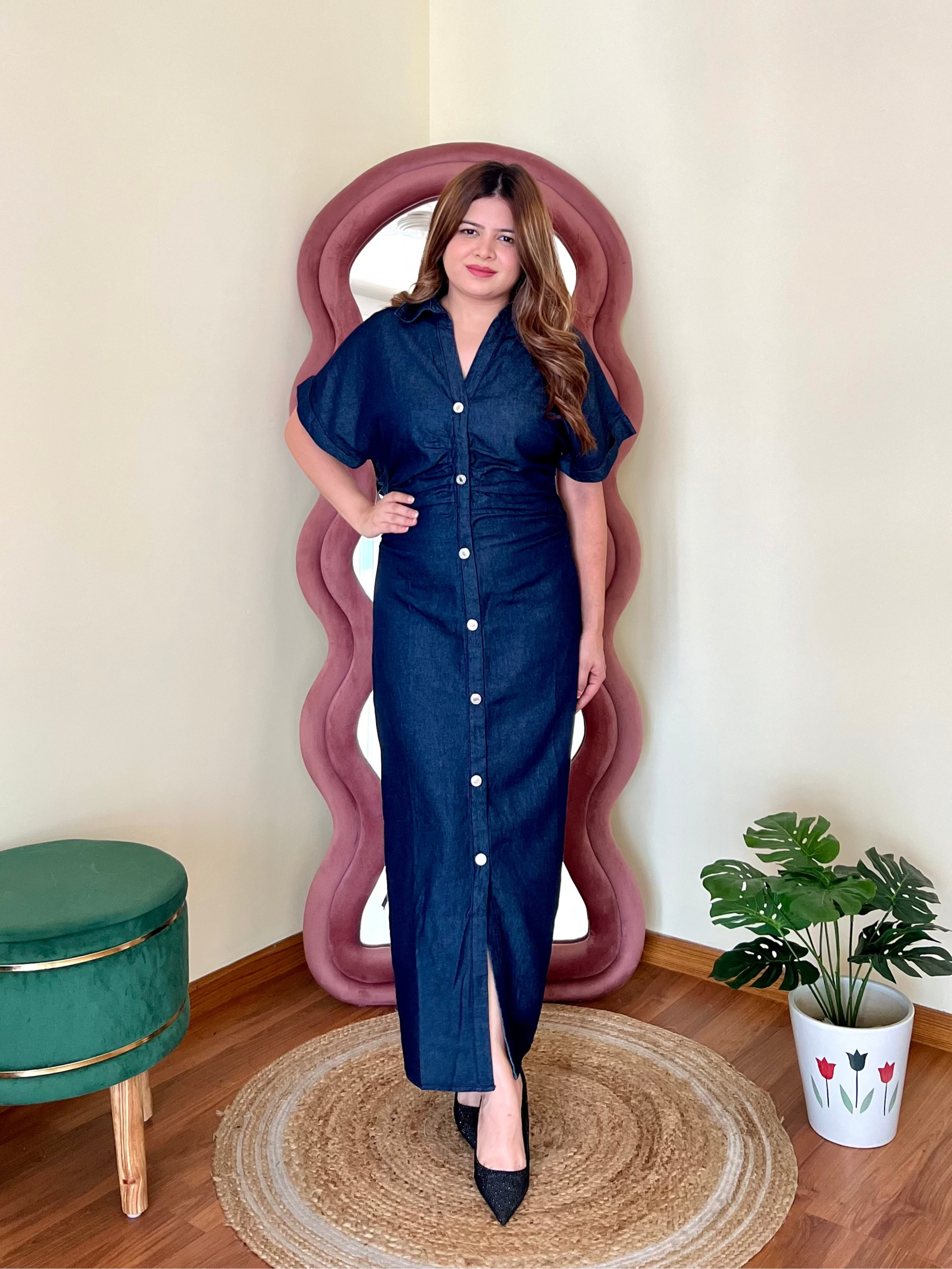MULBERRY DENIM DRESS