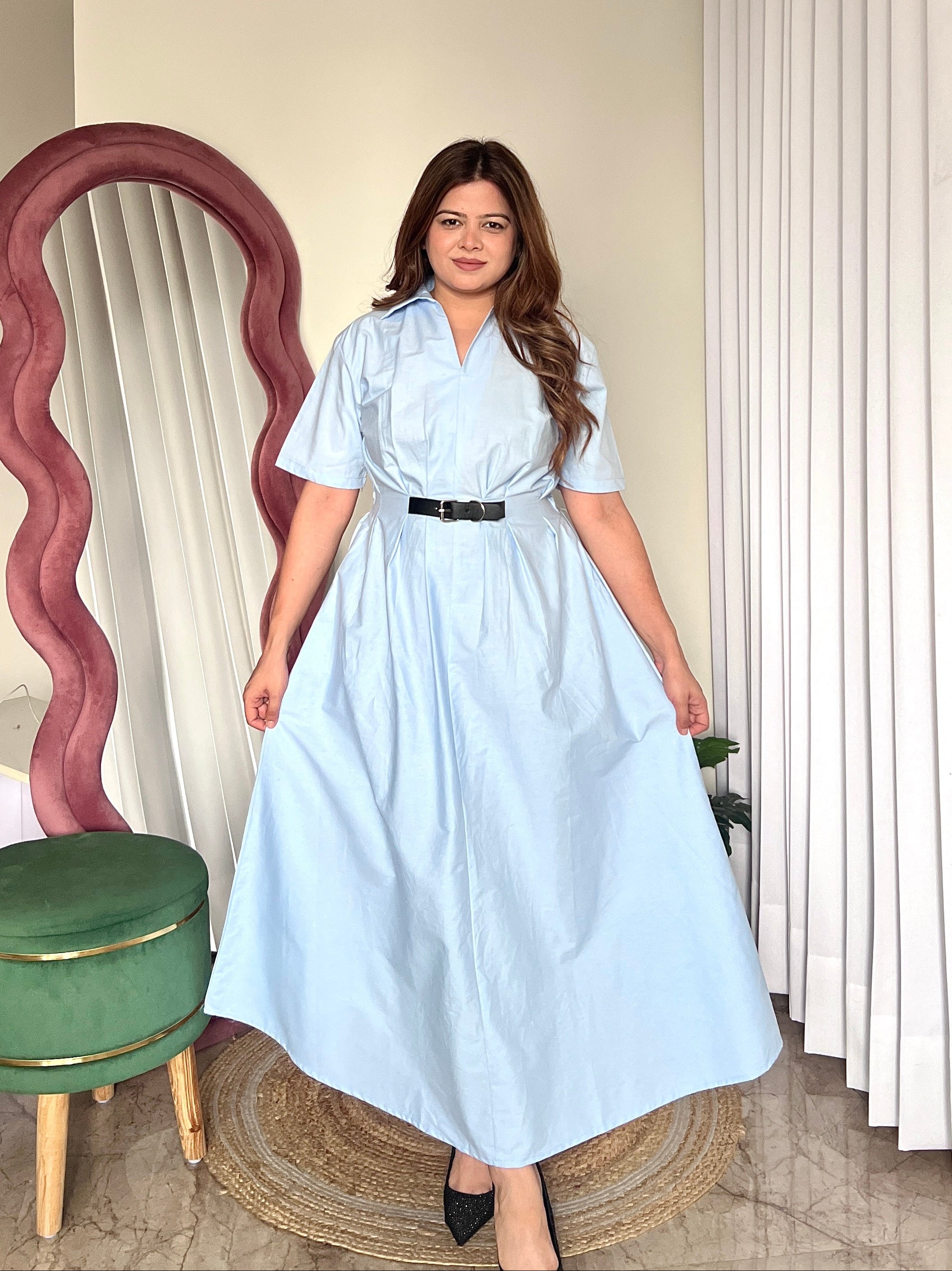 KELLY BELTED DRESS