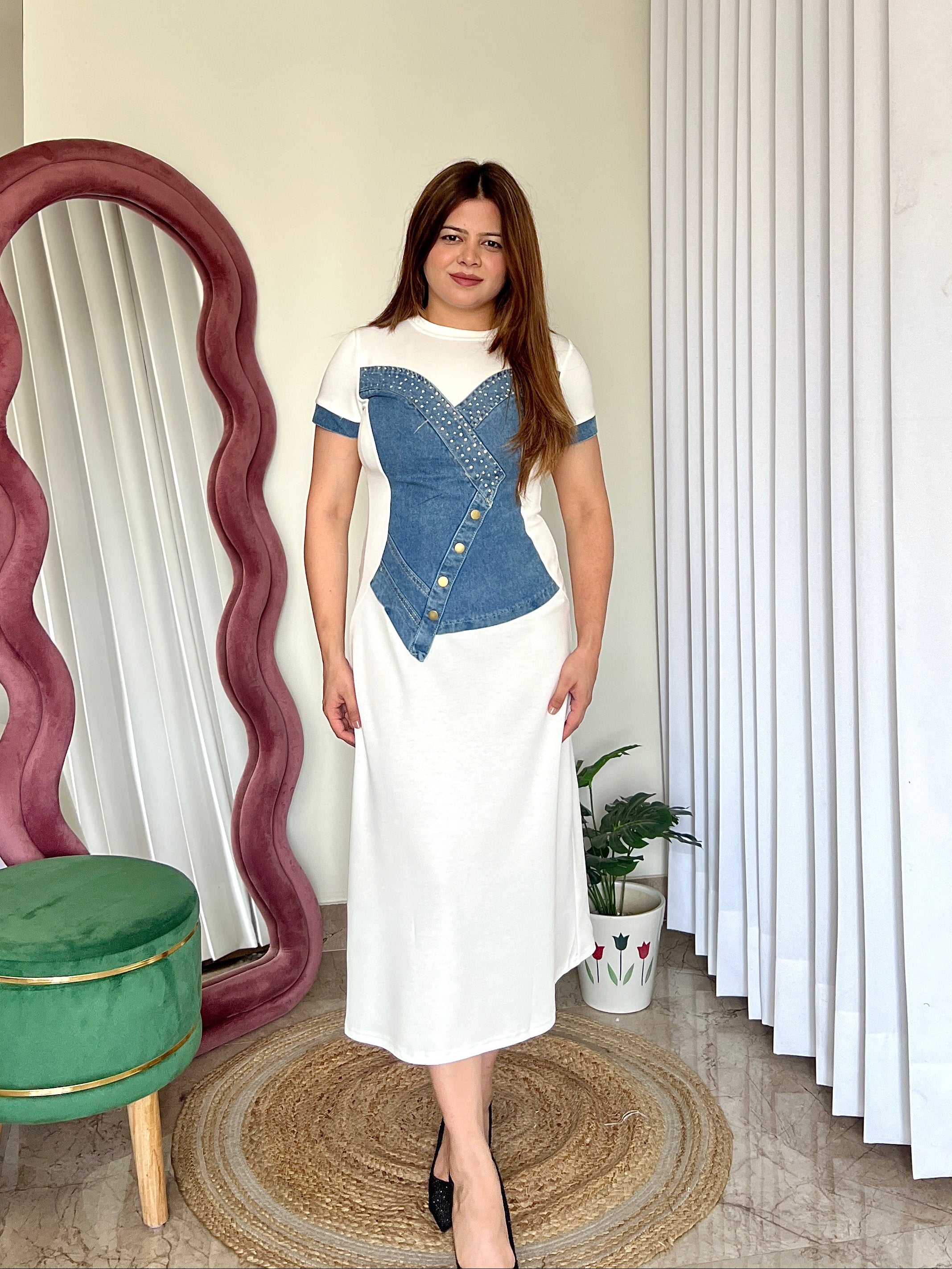 HOLLY DENIM DRESS