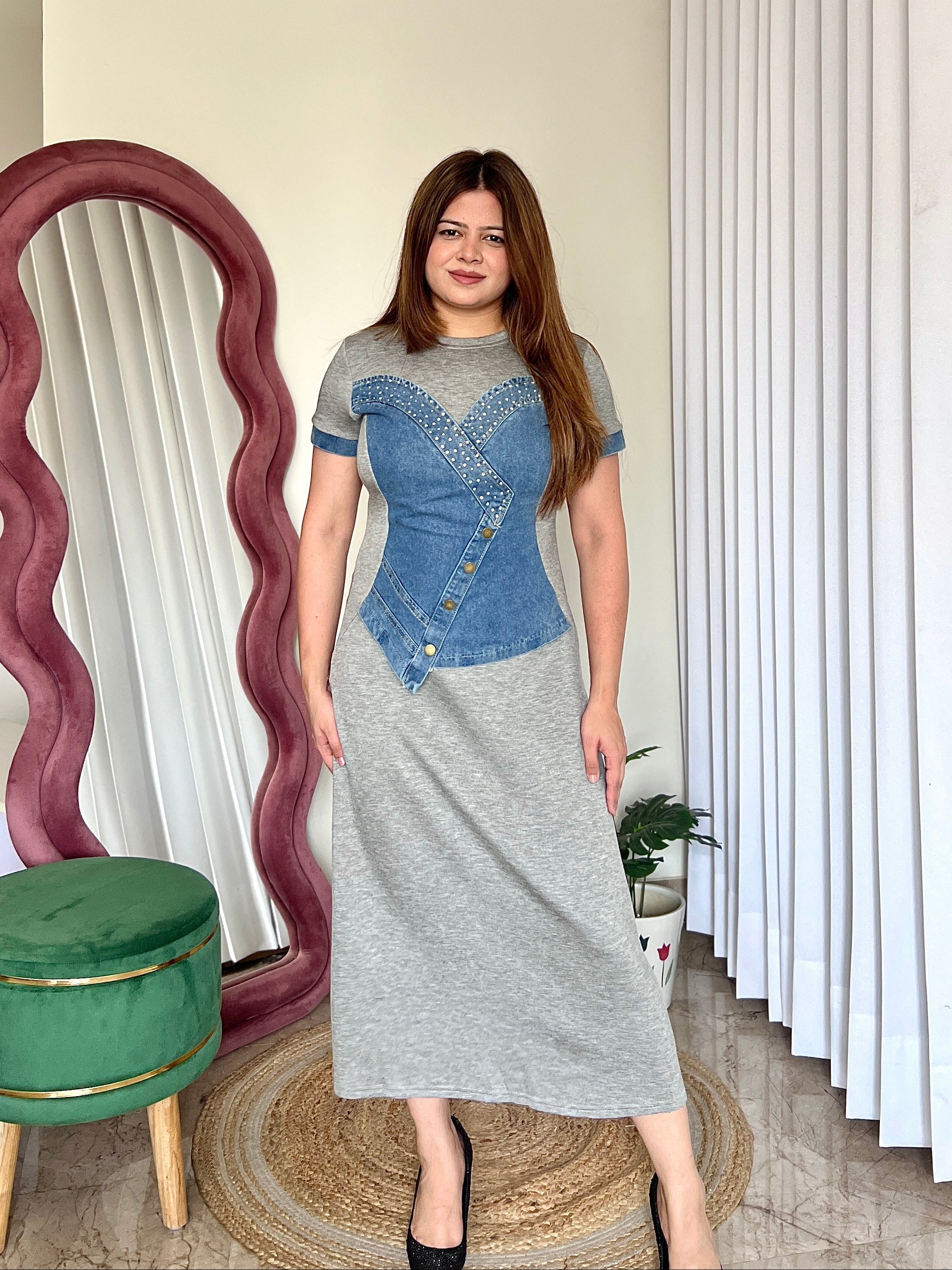 HOLLY DENIM DRESS