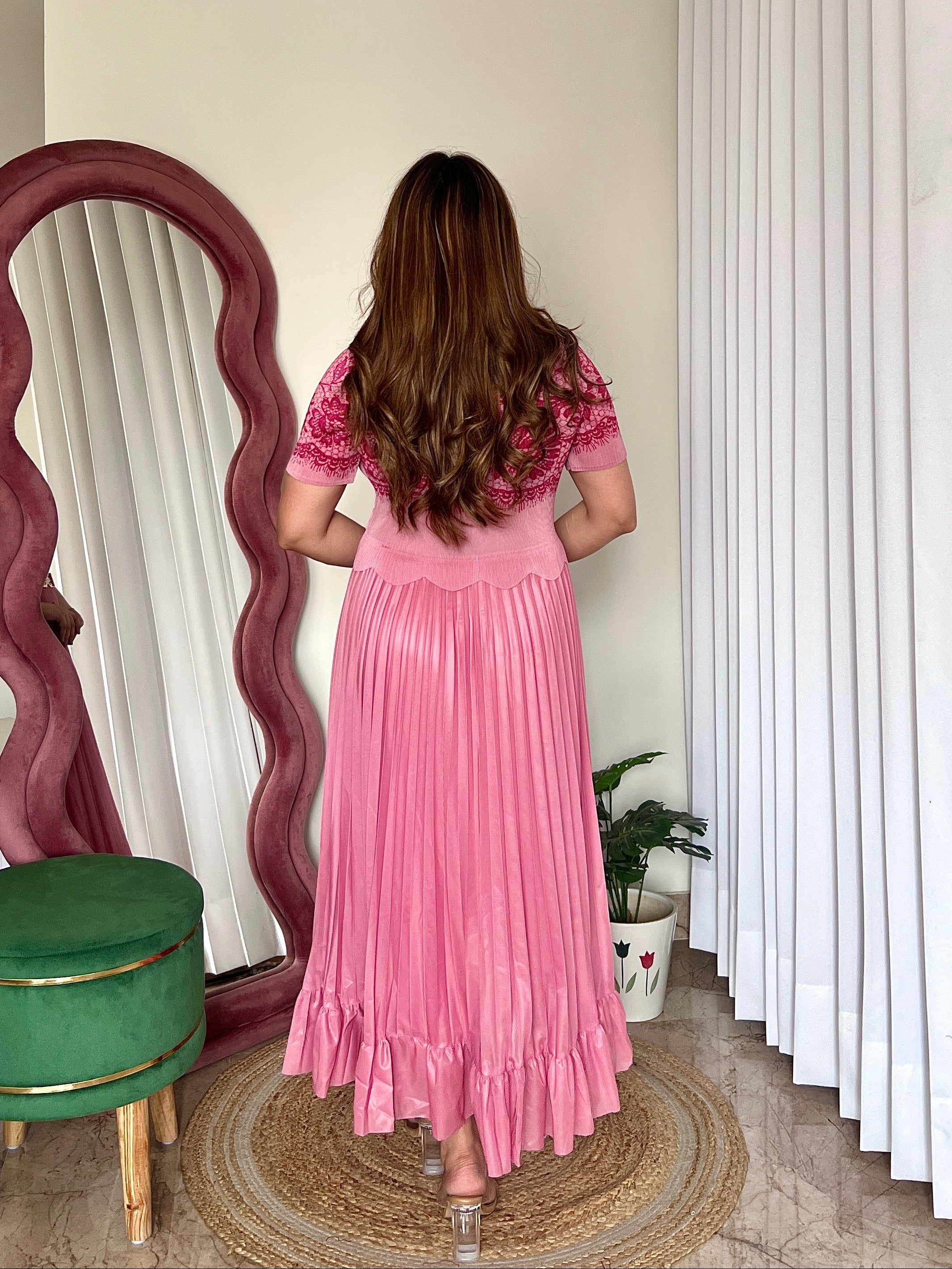 MEDUSA PLEATED DRESS