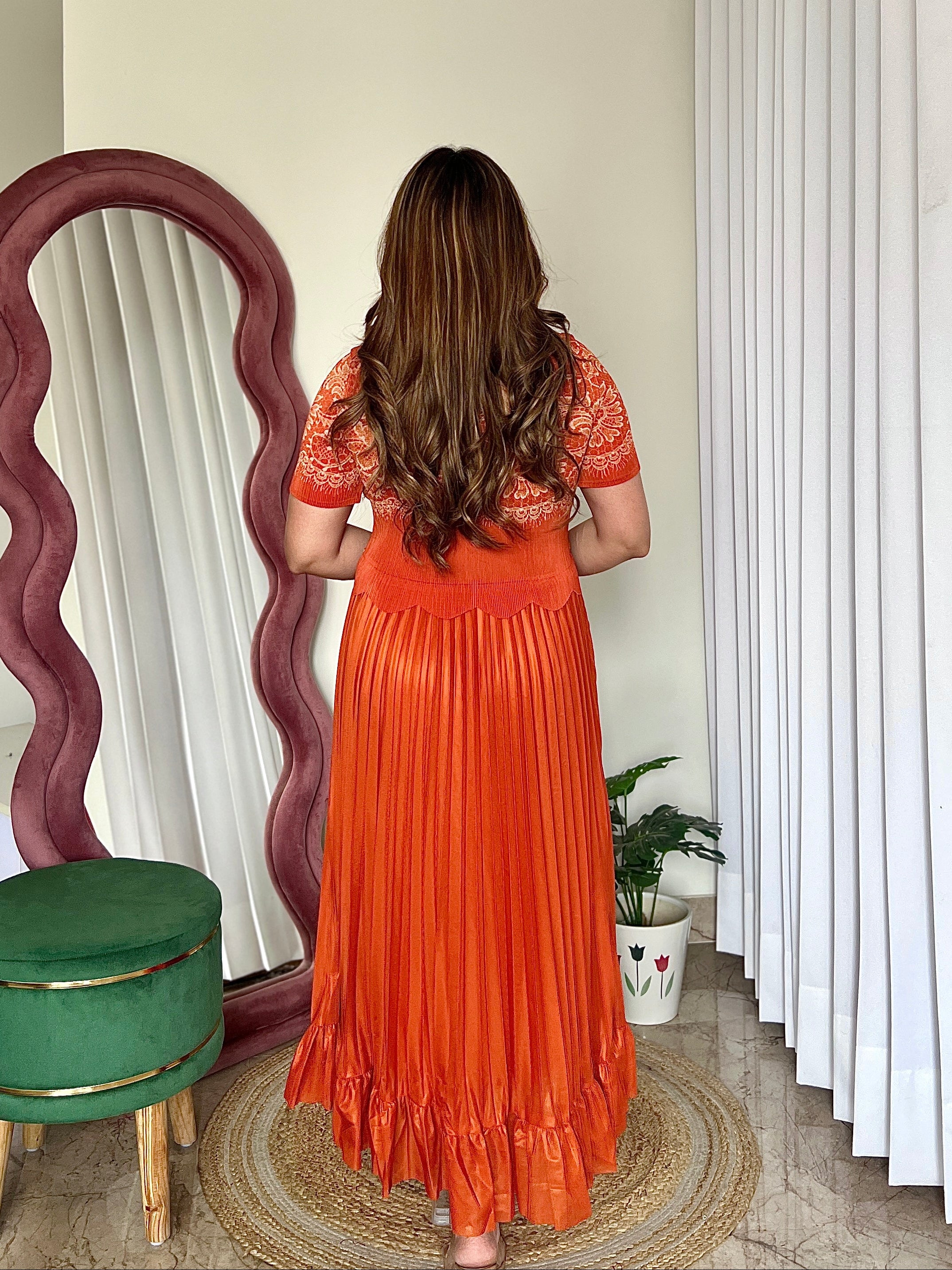 MEDUSA PLEATED DRESS