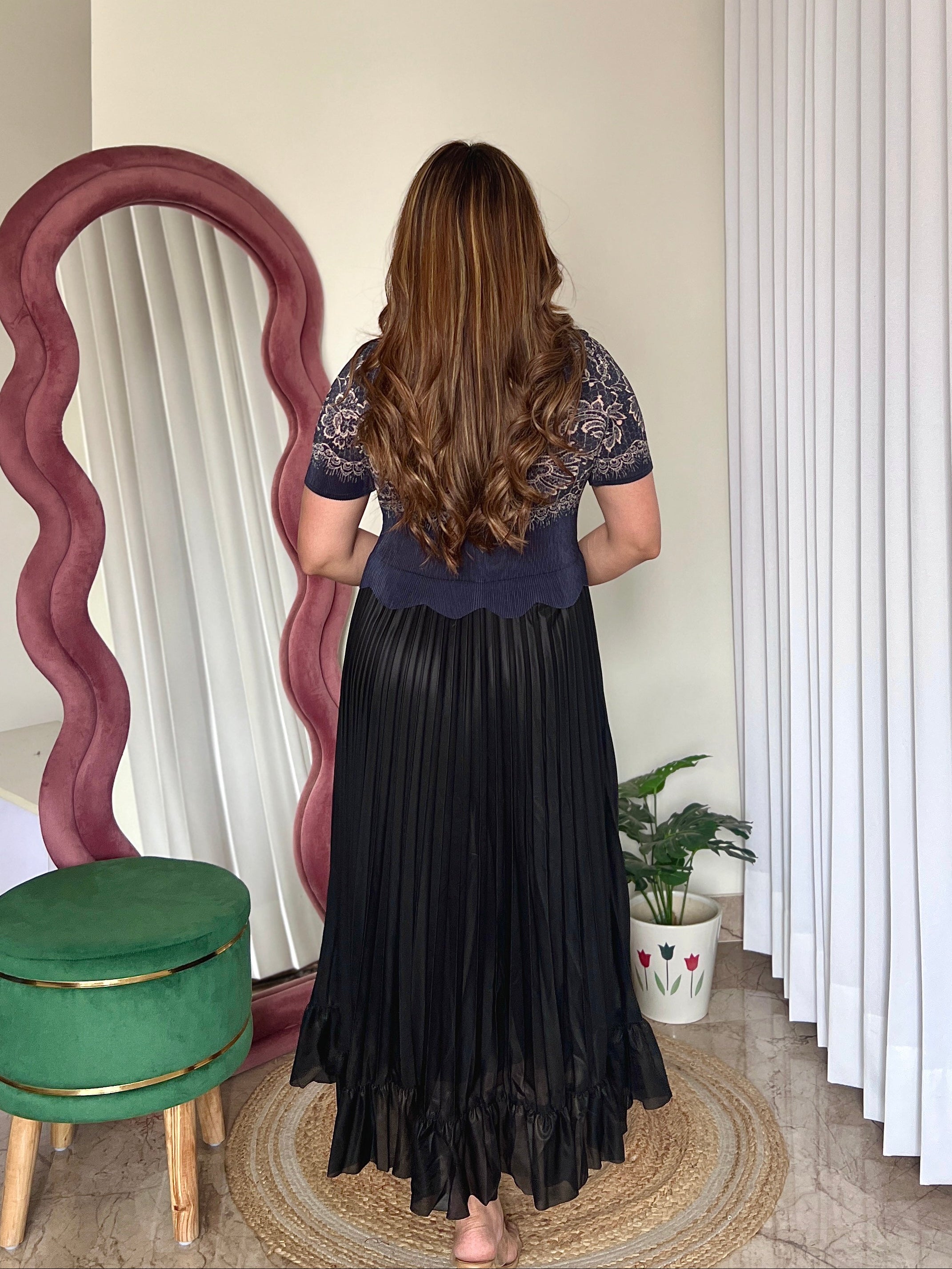 MEDUSA PLEATED DRESS
