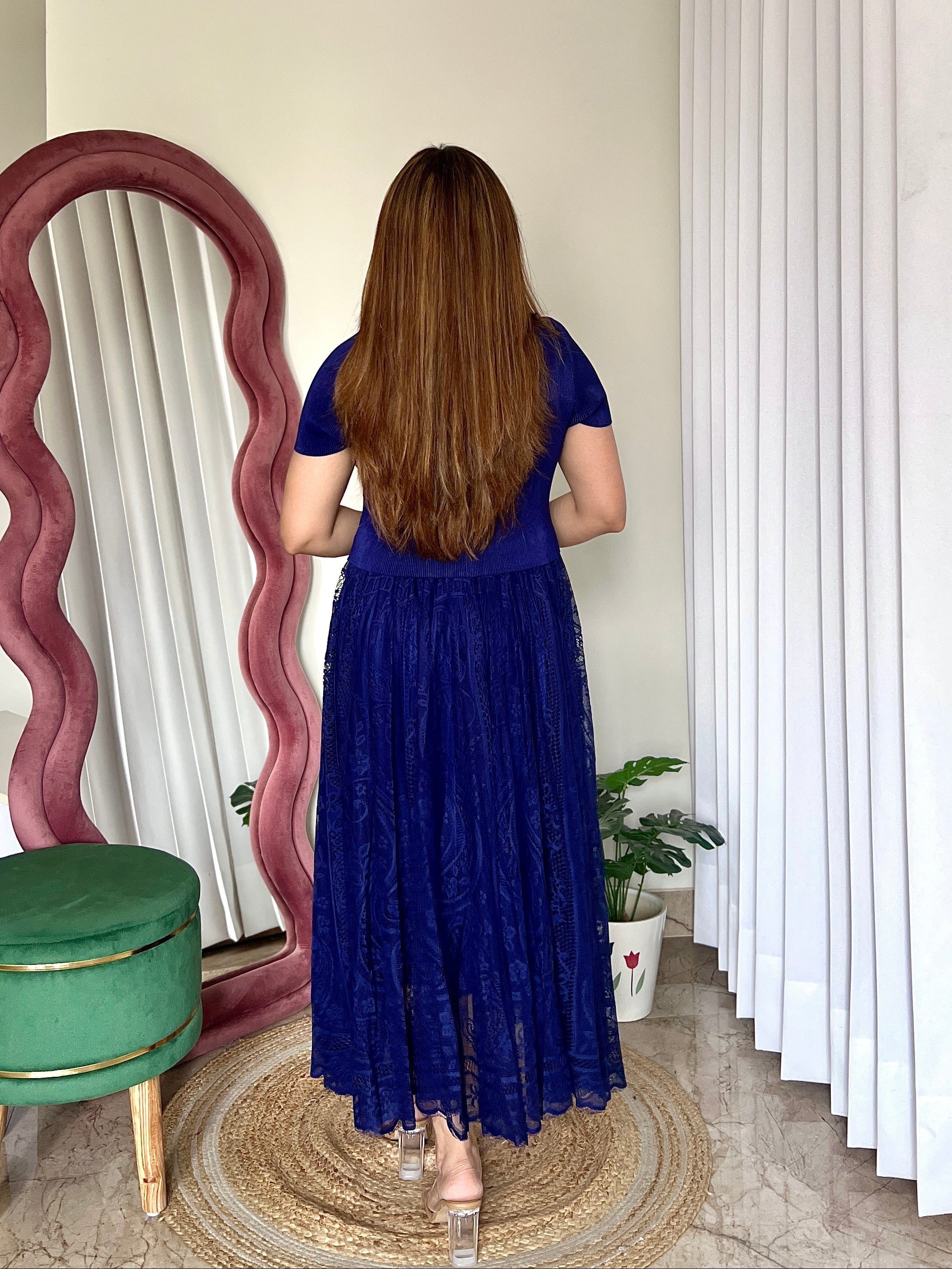 SAMANTHA PLEATED DRESS