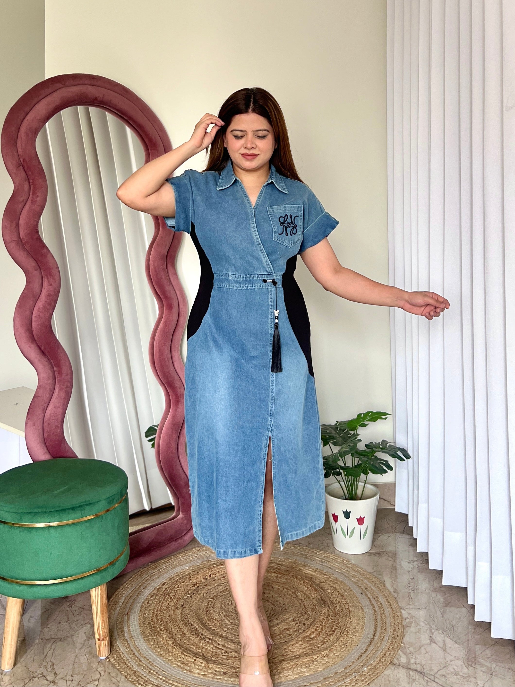 DANNY DENIM DRESS