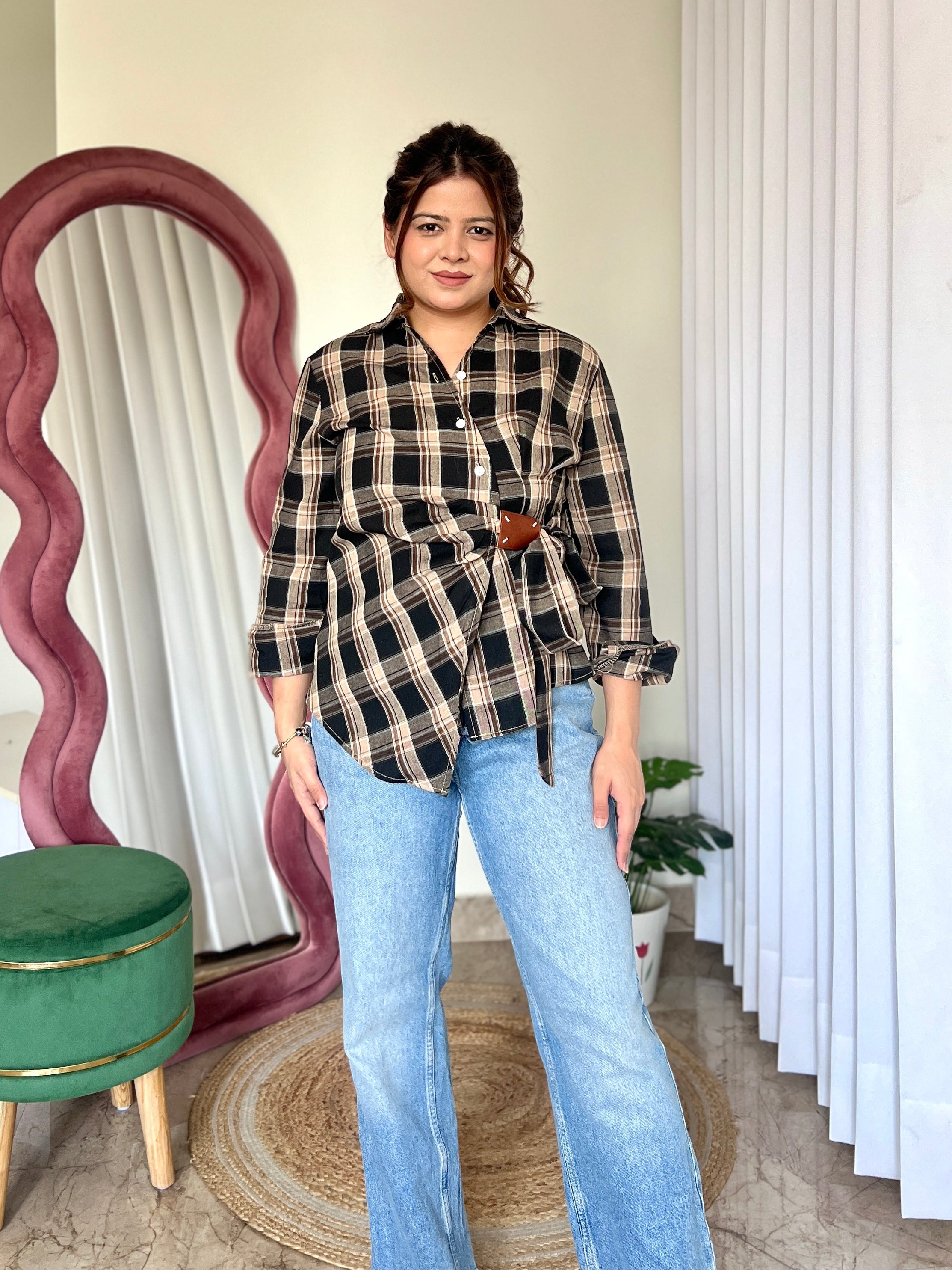 LUCY CHEQUERED SHIRT