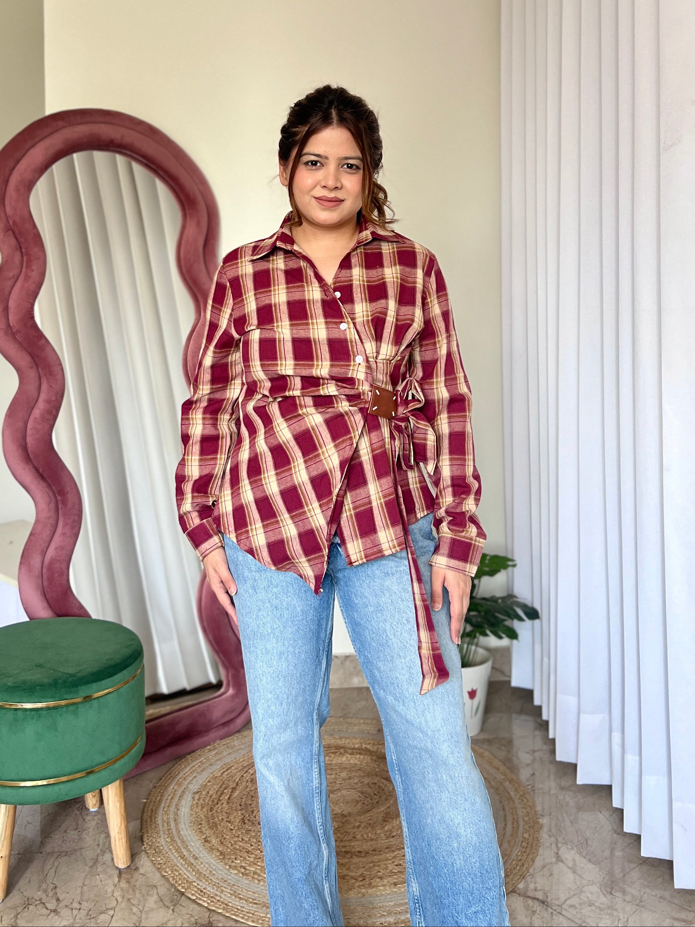 LUCY CHEQUERED SHIRT