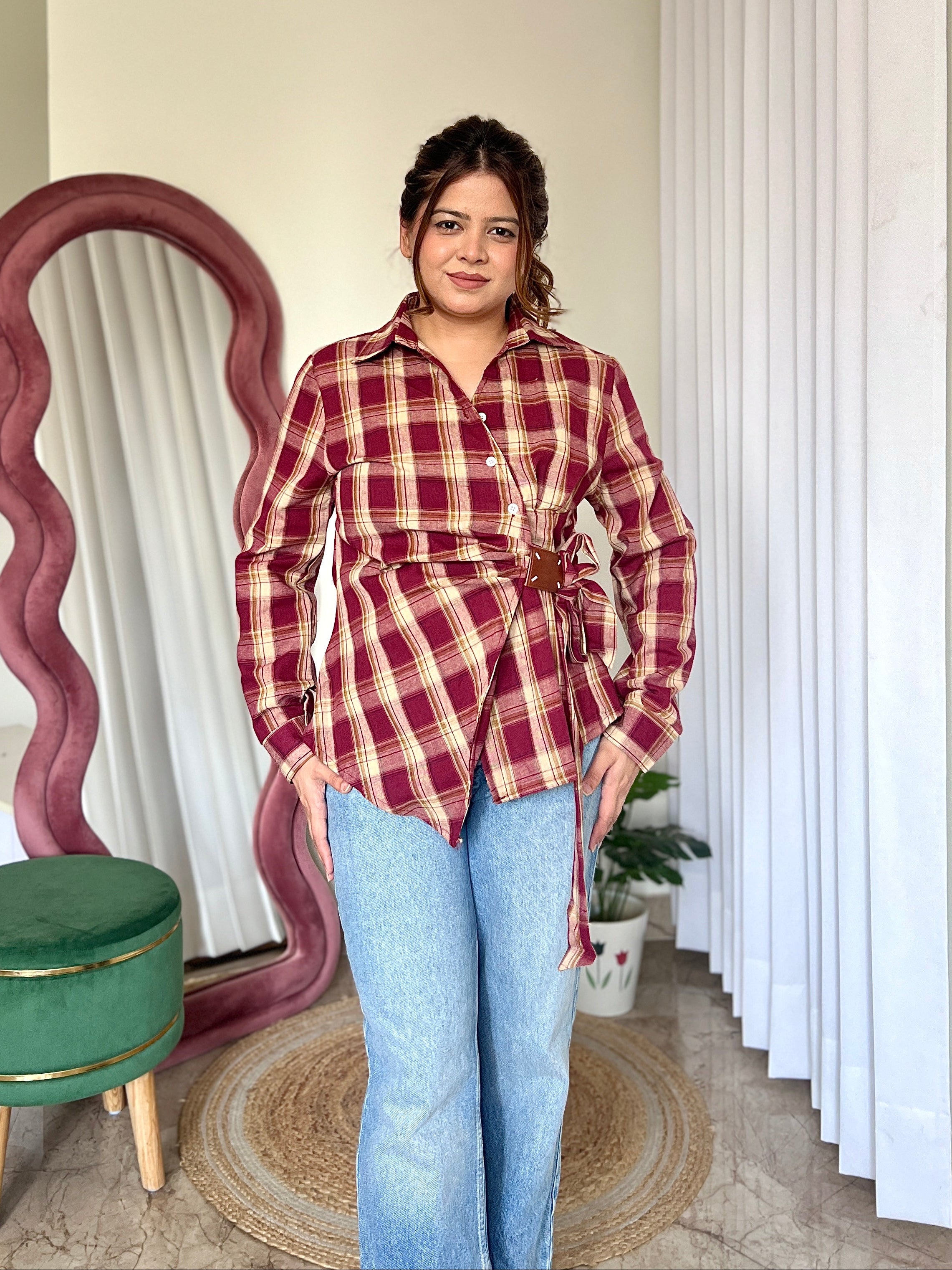 LUCY CHEQUERED SHIRT