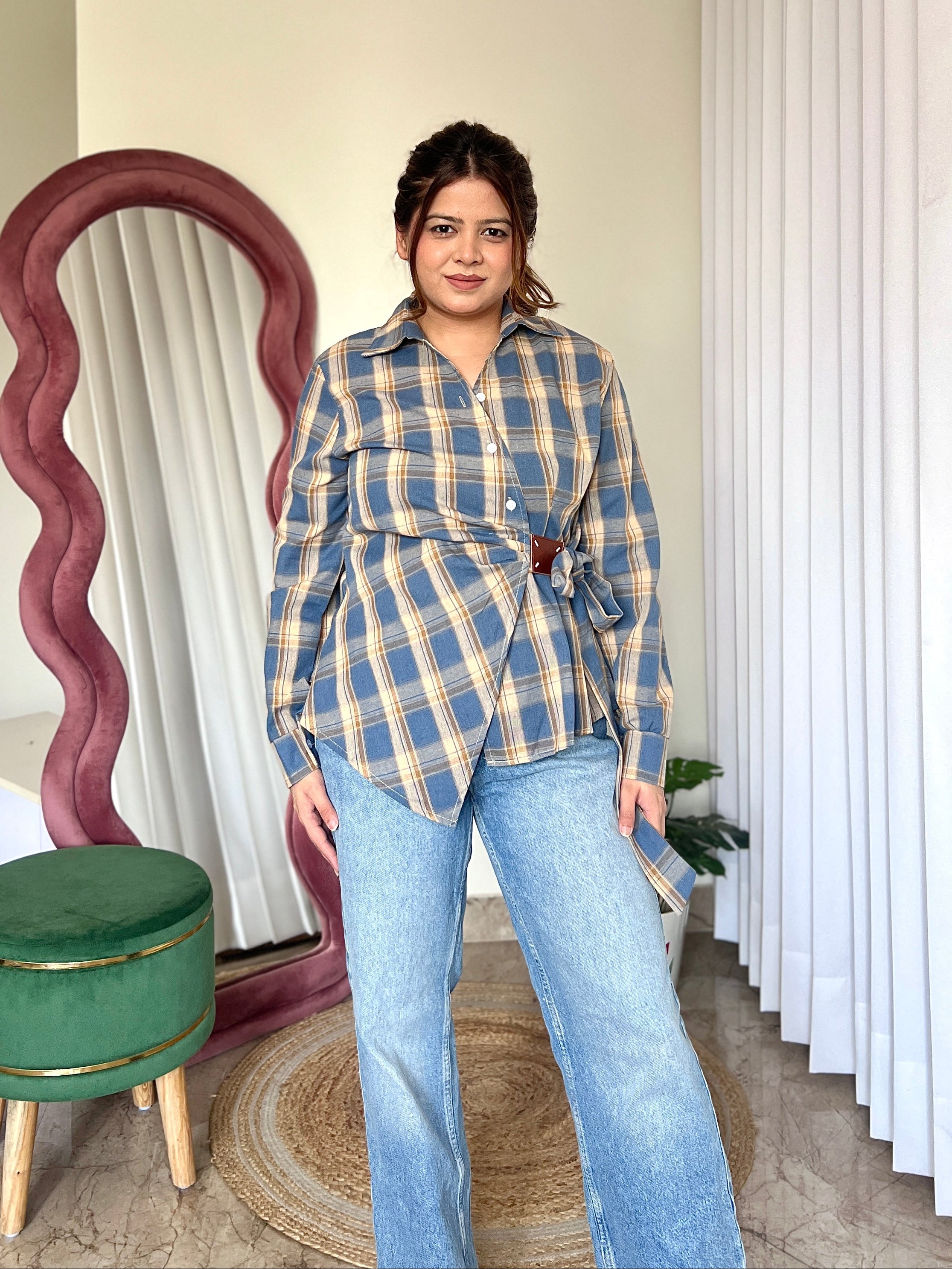 LUCY CHEQUERED SHIRT
