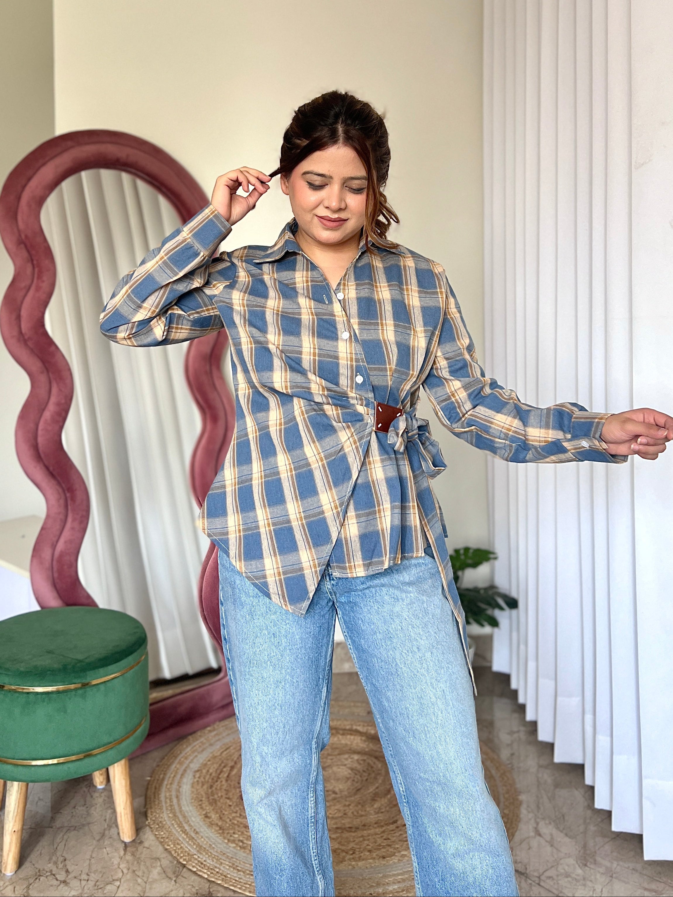 LUCY CHEQUERED SHIRT