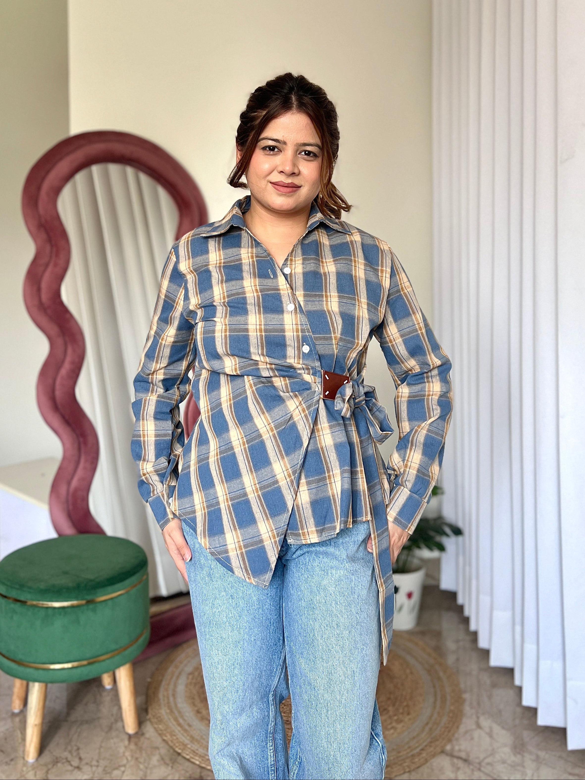 LUCY CHEQUERED SHIRT