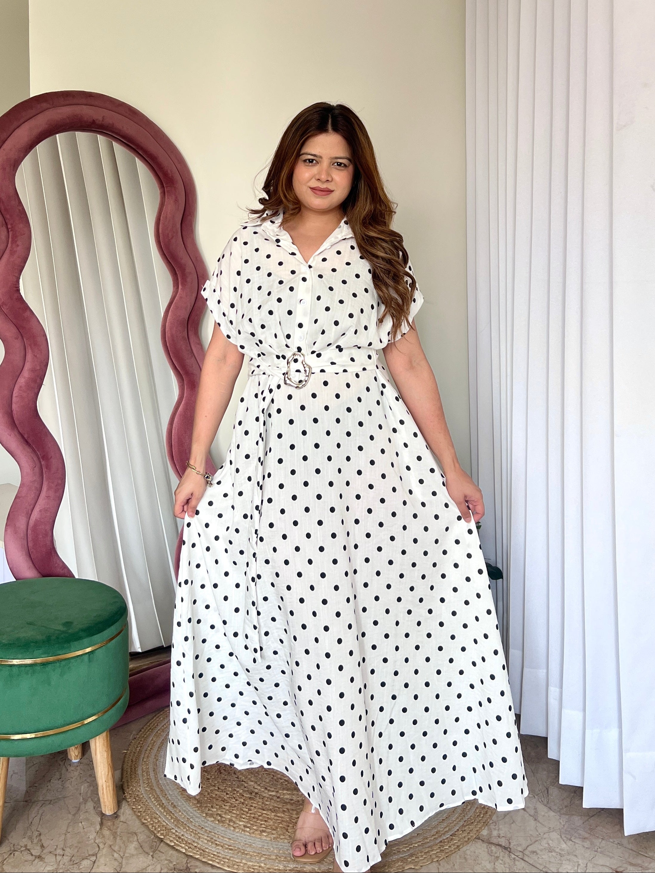 REESE POLKA DOT DRESS