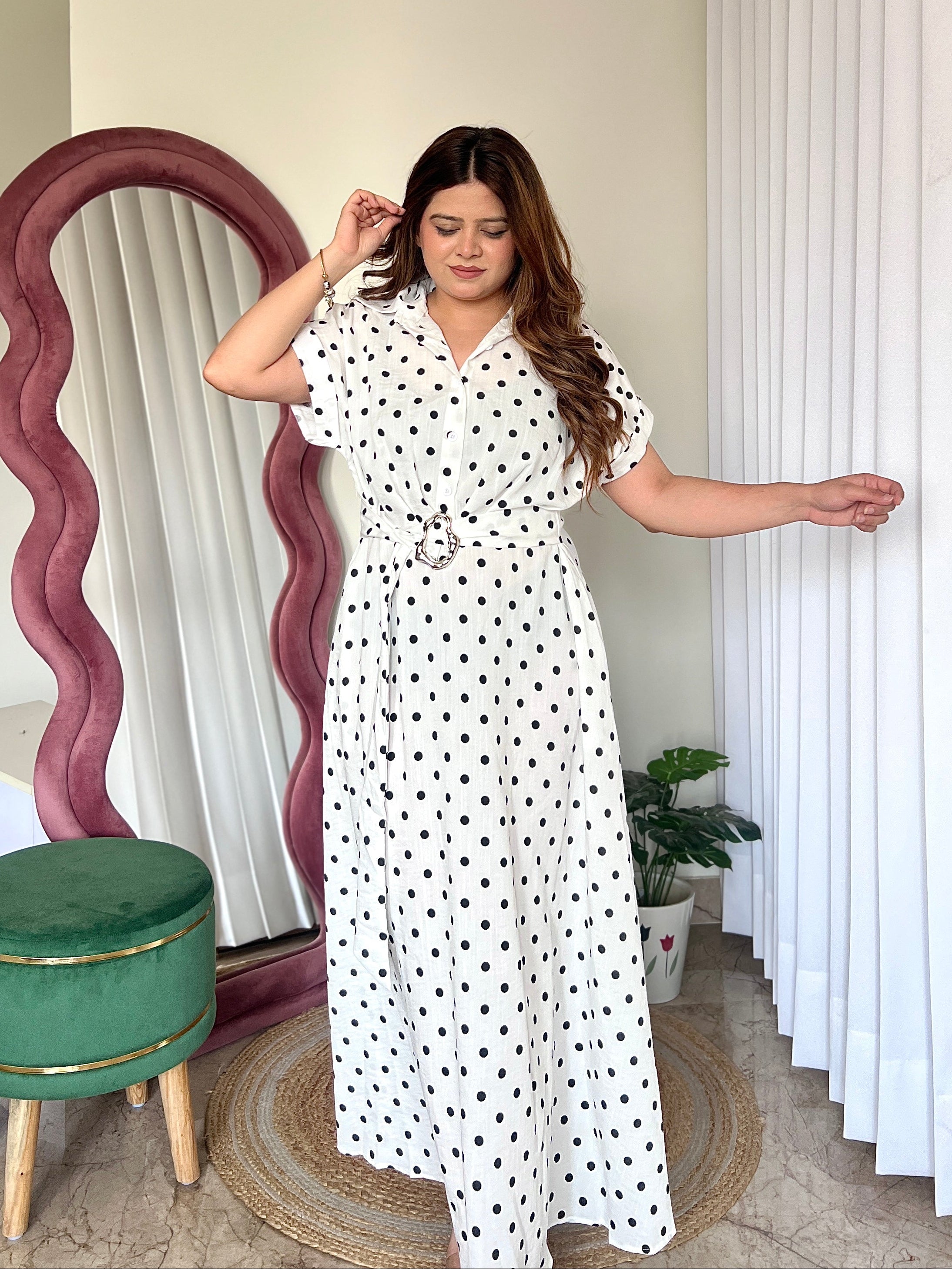 REESE POLKA DOT DRESS