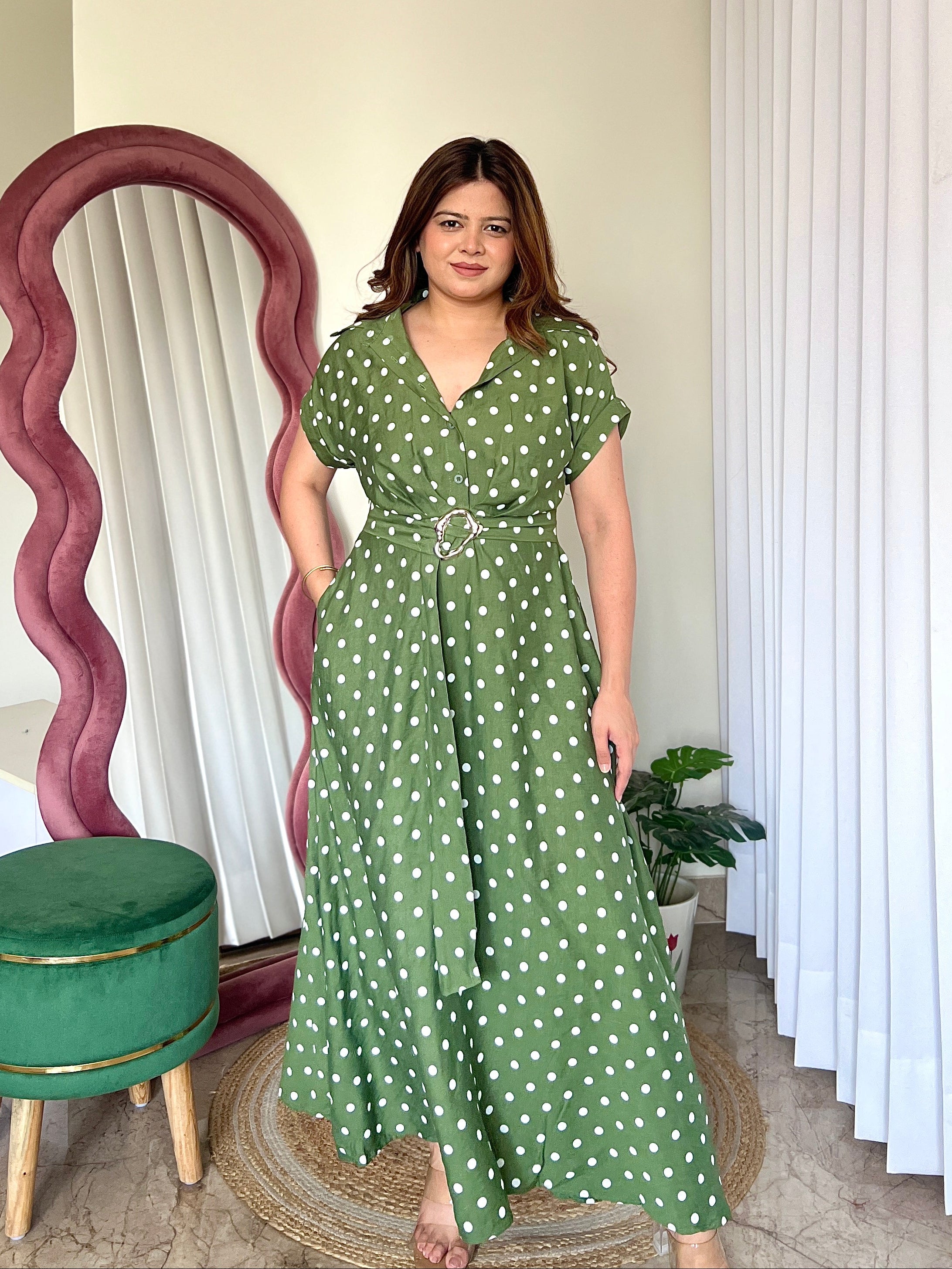 REESE POLKA DOT DRESS