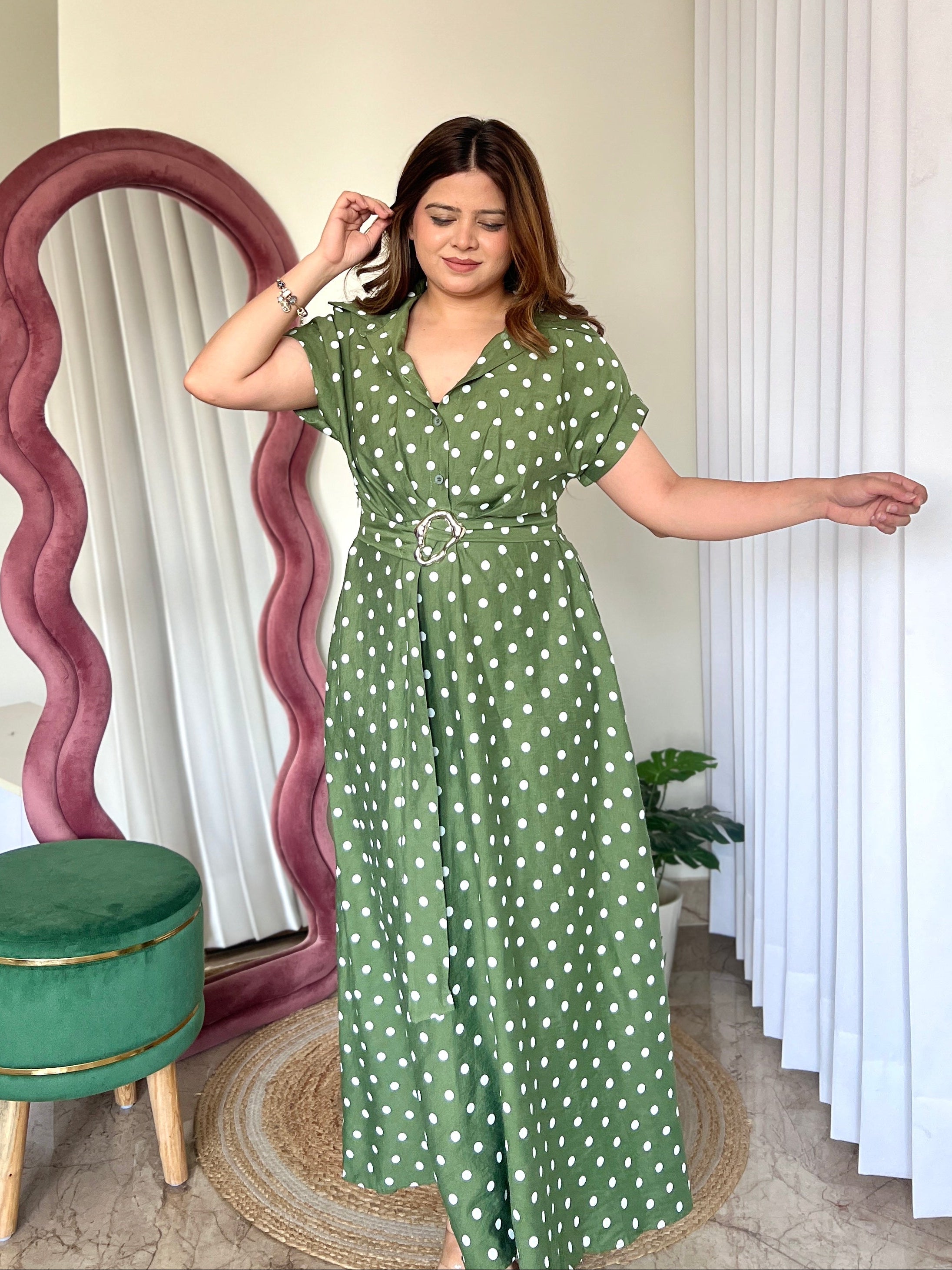 REESE POLKA DOT DRESS