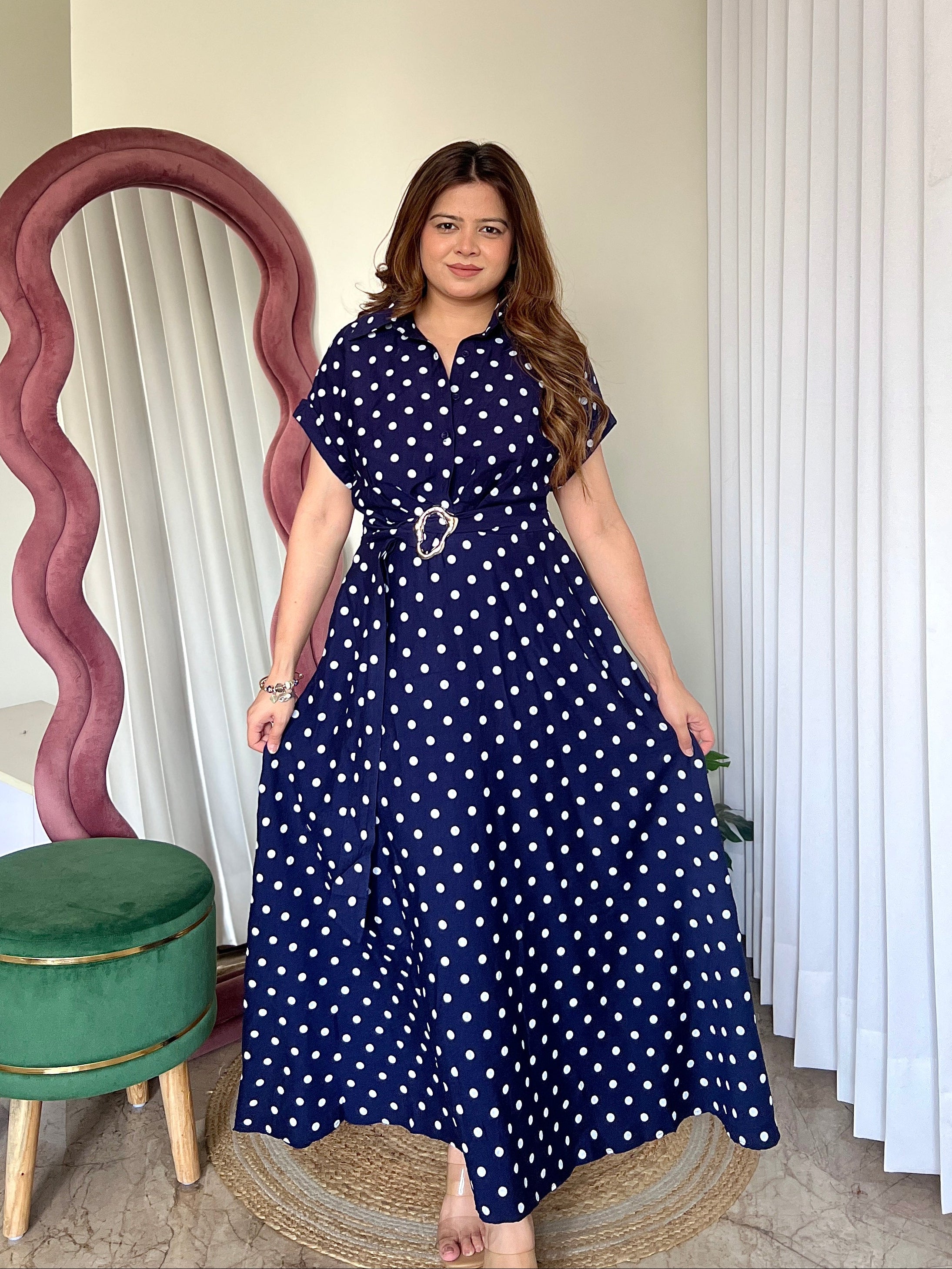 REESE POLKA DOT DRESS