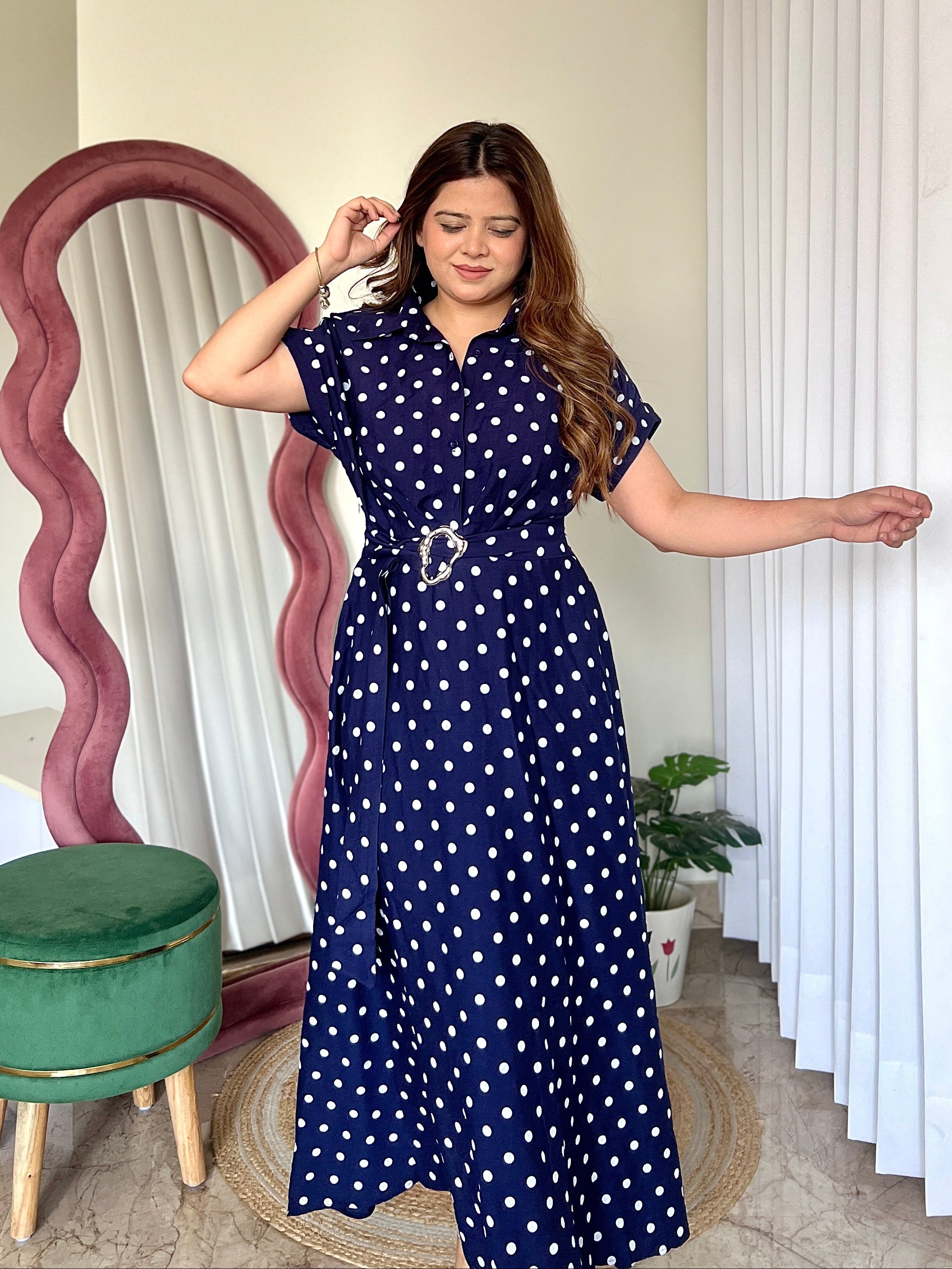 REESE POLKA DOT DRESS