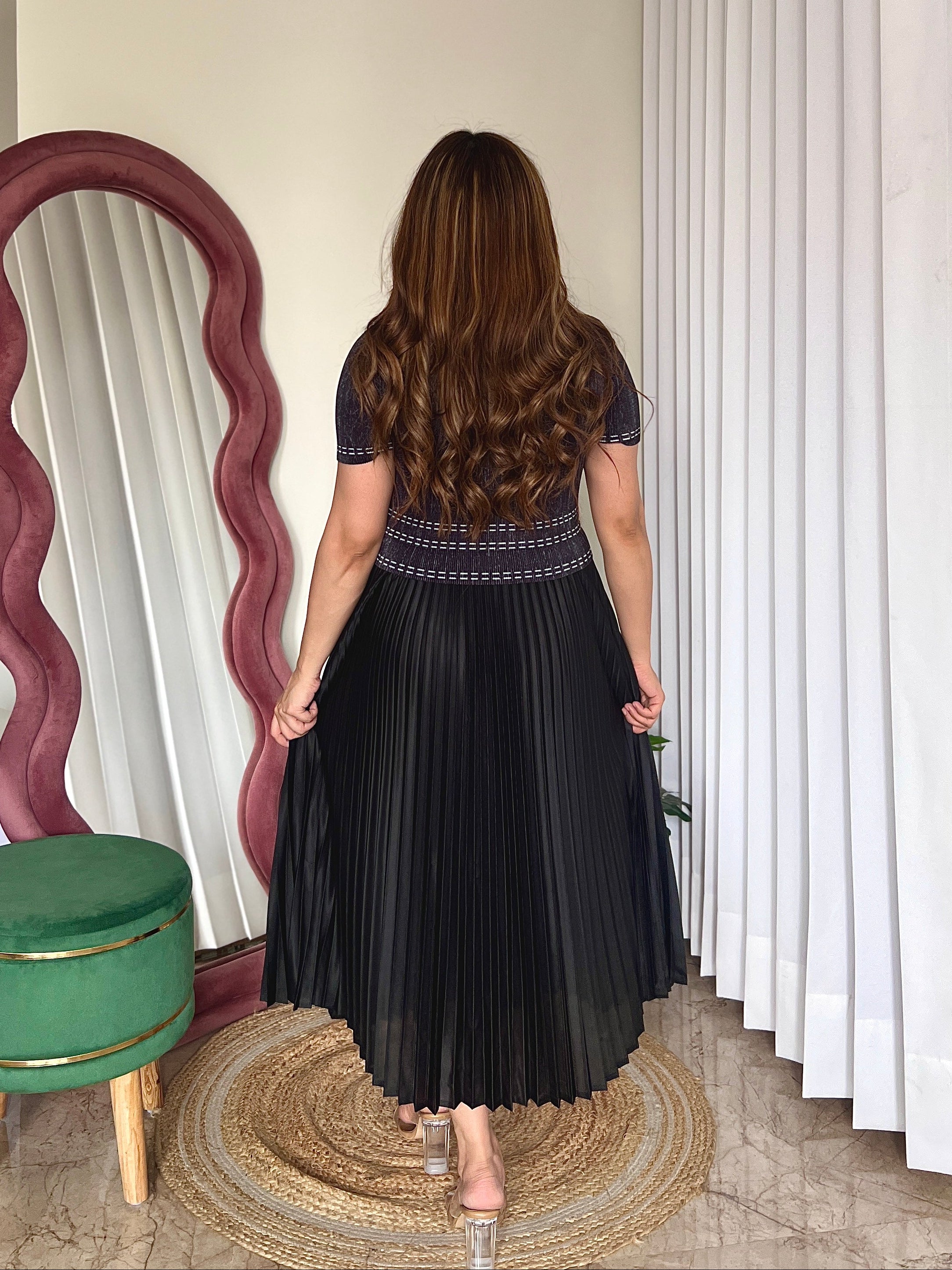TULLY PLEATED DRESS
