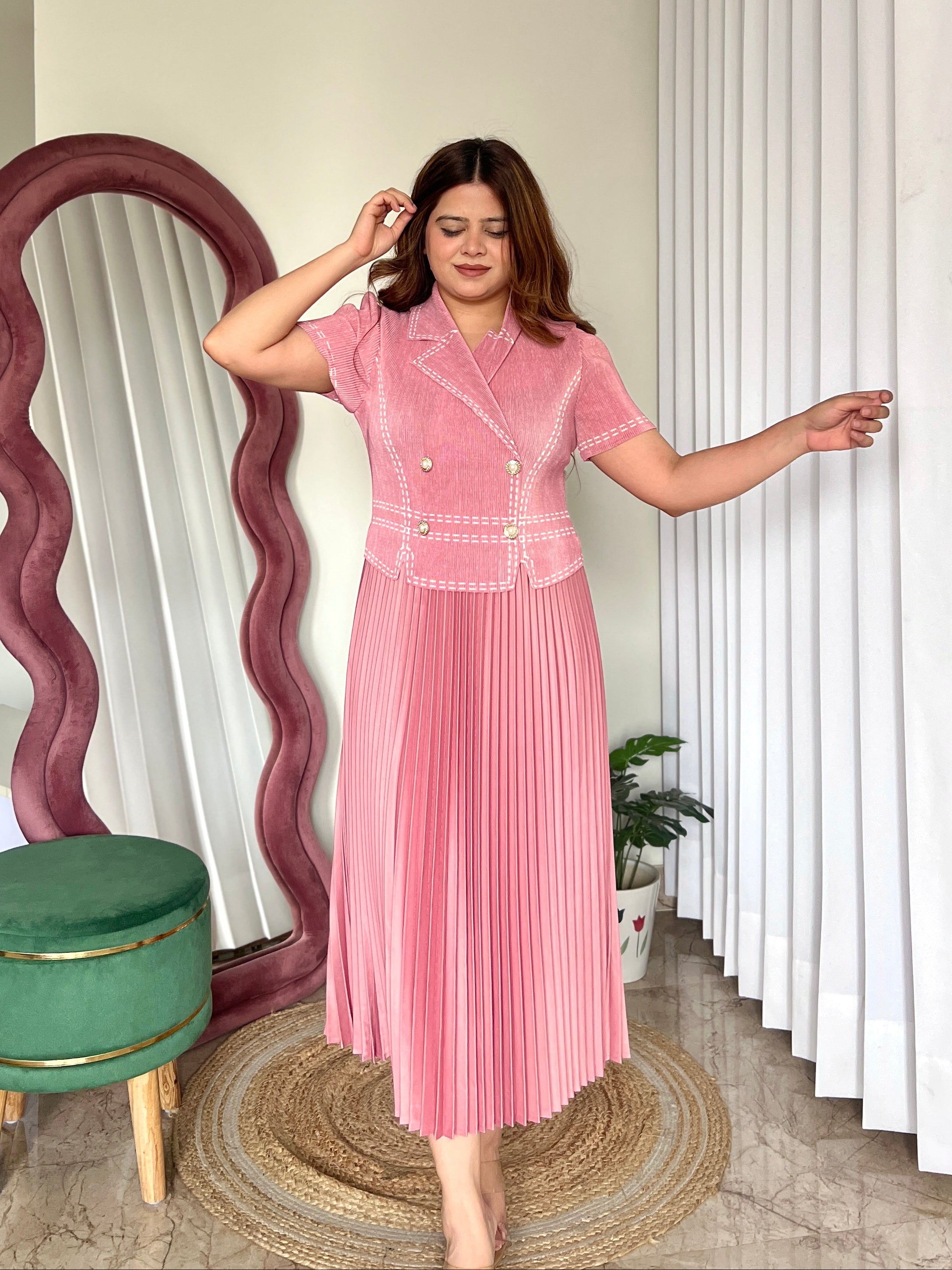TULLY PLEATED DRESS