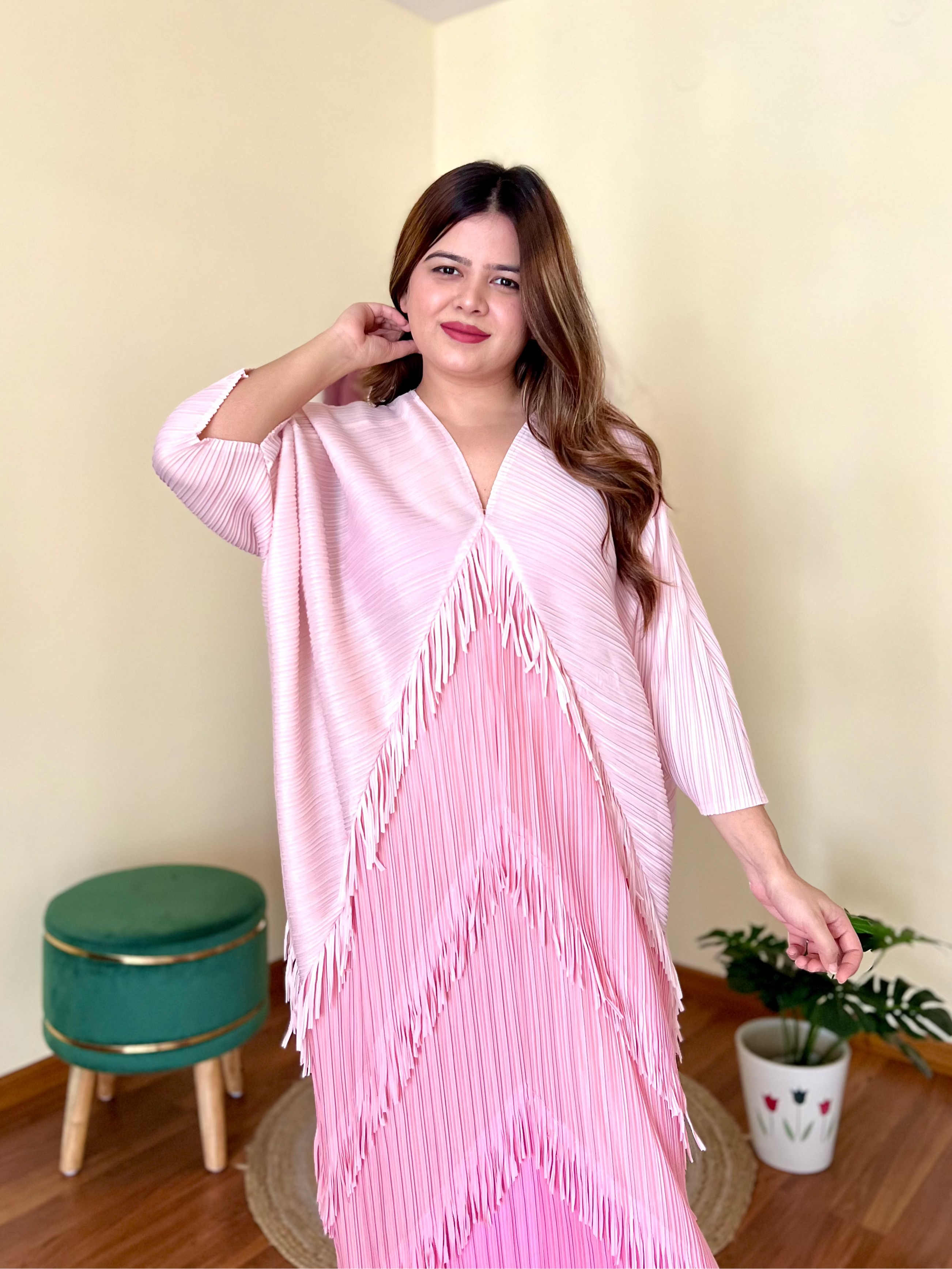 SARA PLEATED DRESS