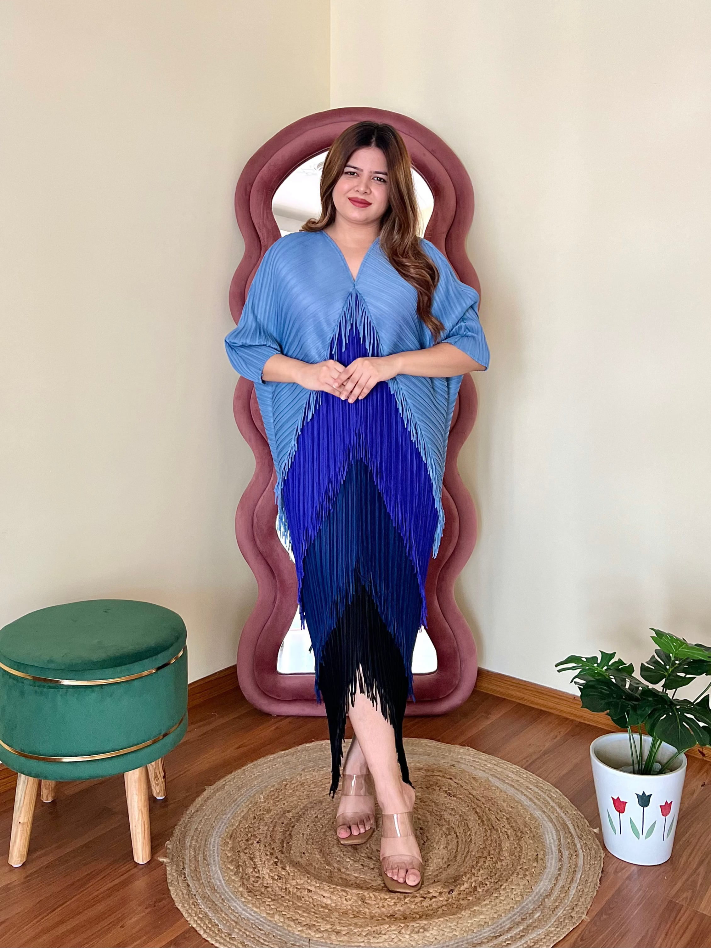 SARA PLEATED DRESS