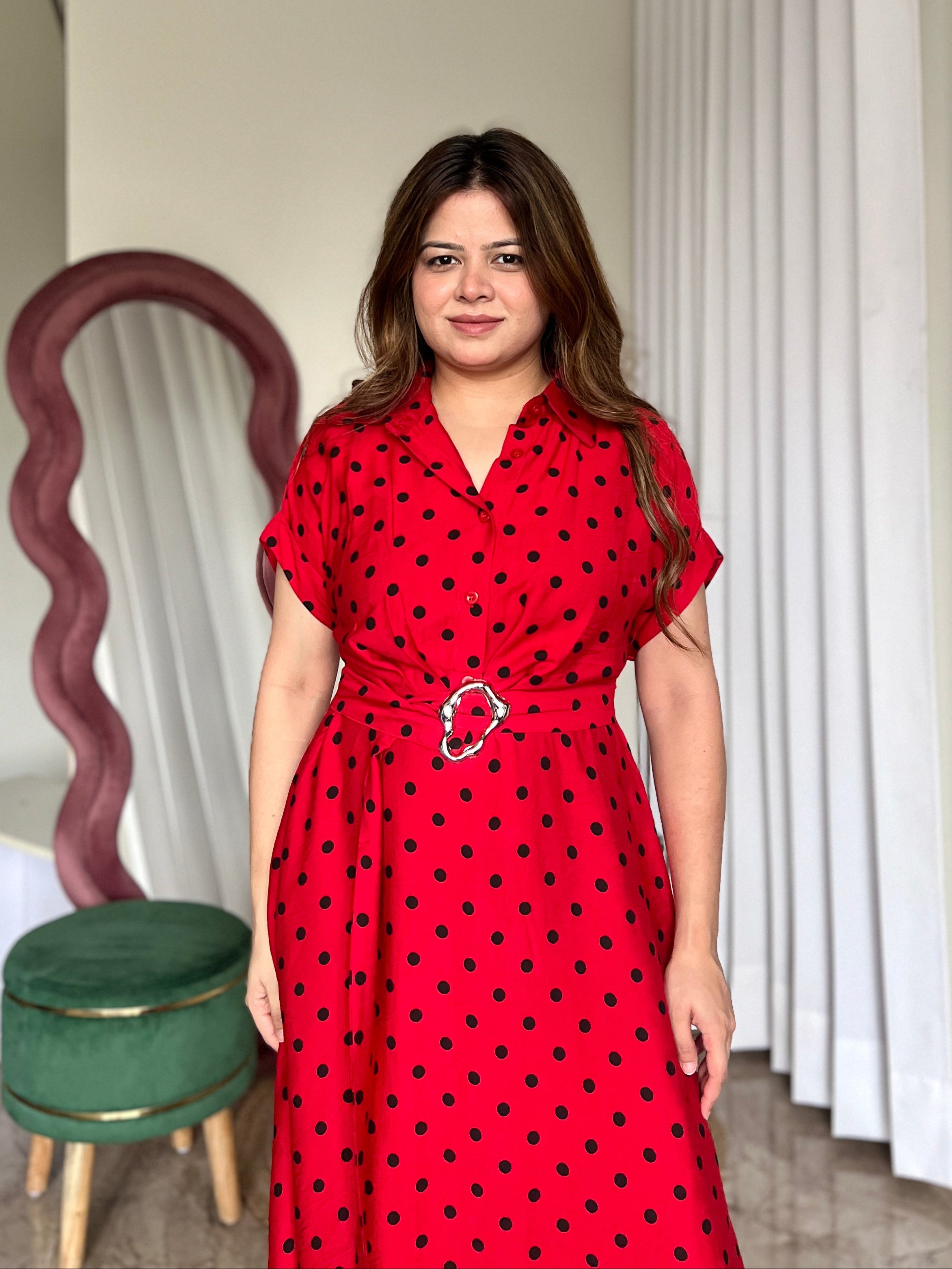 REESE POLKA DOT DRESS