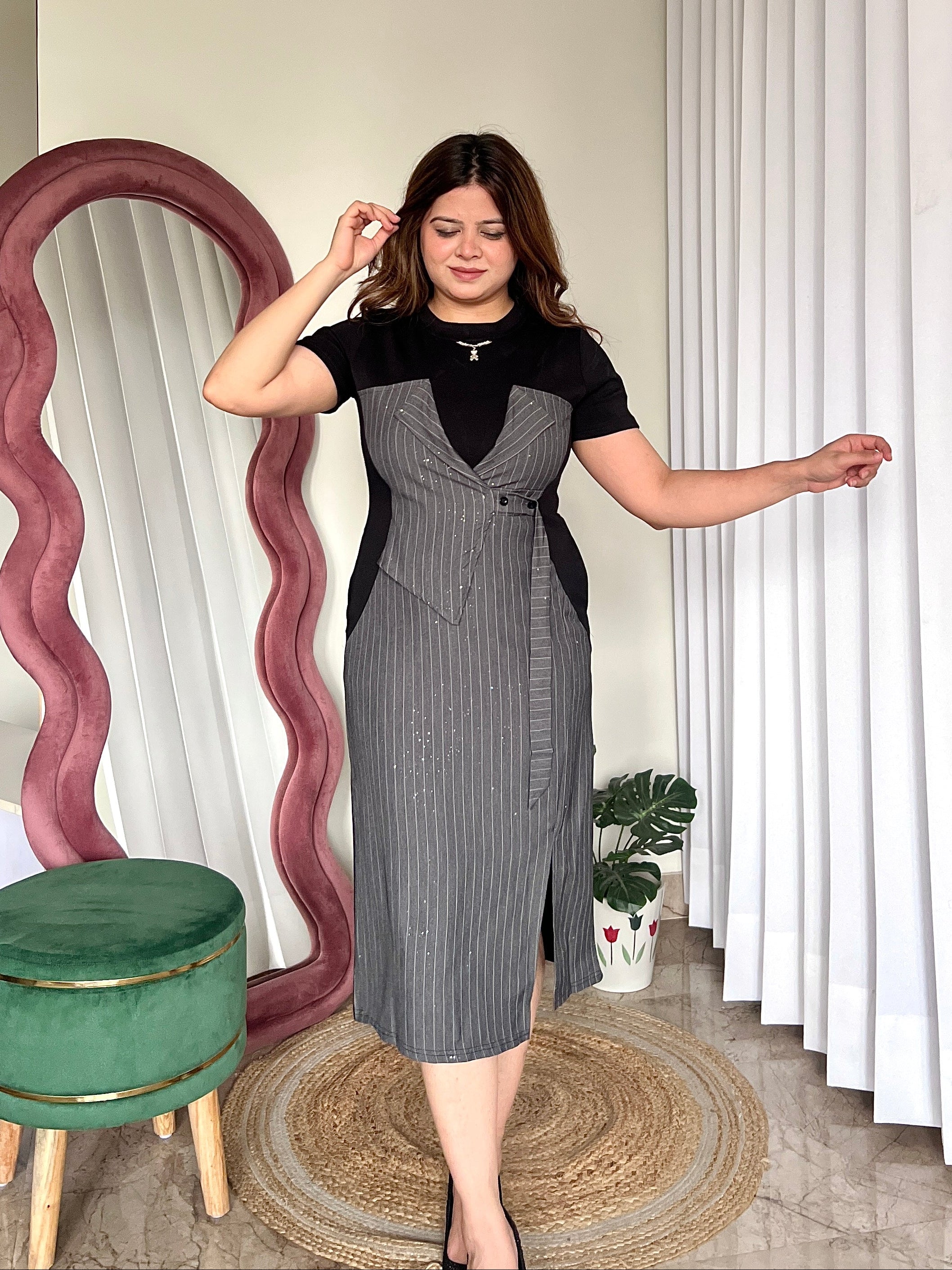 TWY ILLUSION DRESS