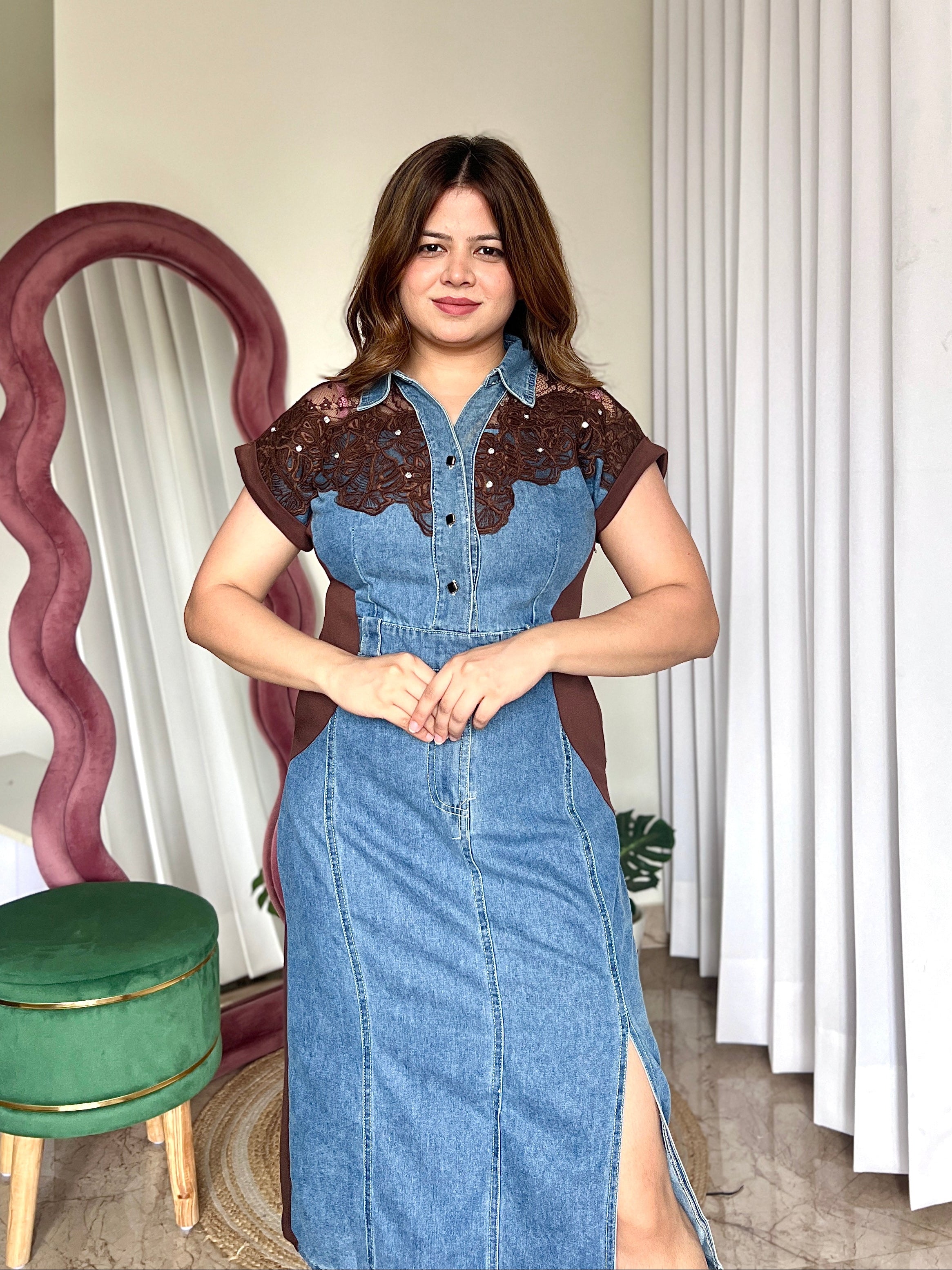 GEORGIE DENIM DRESS
