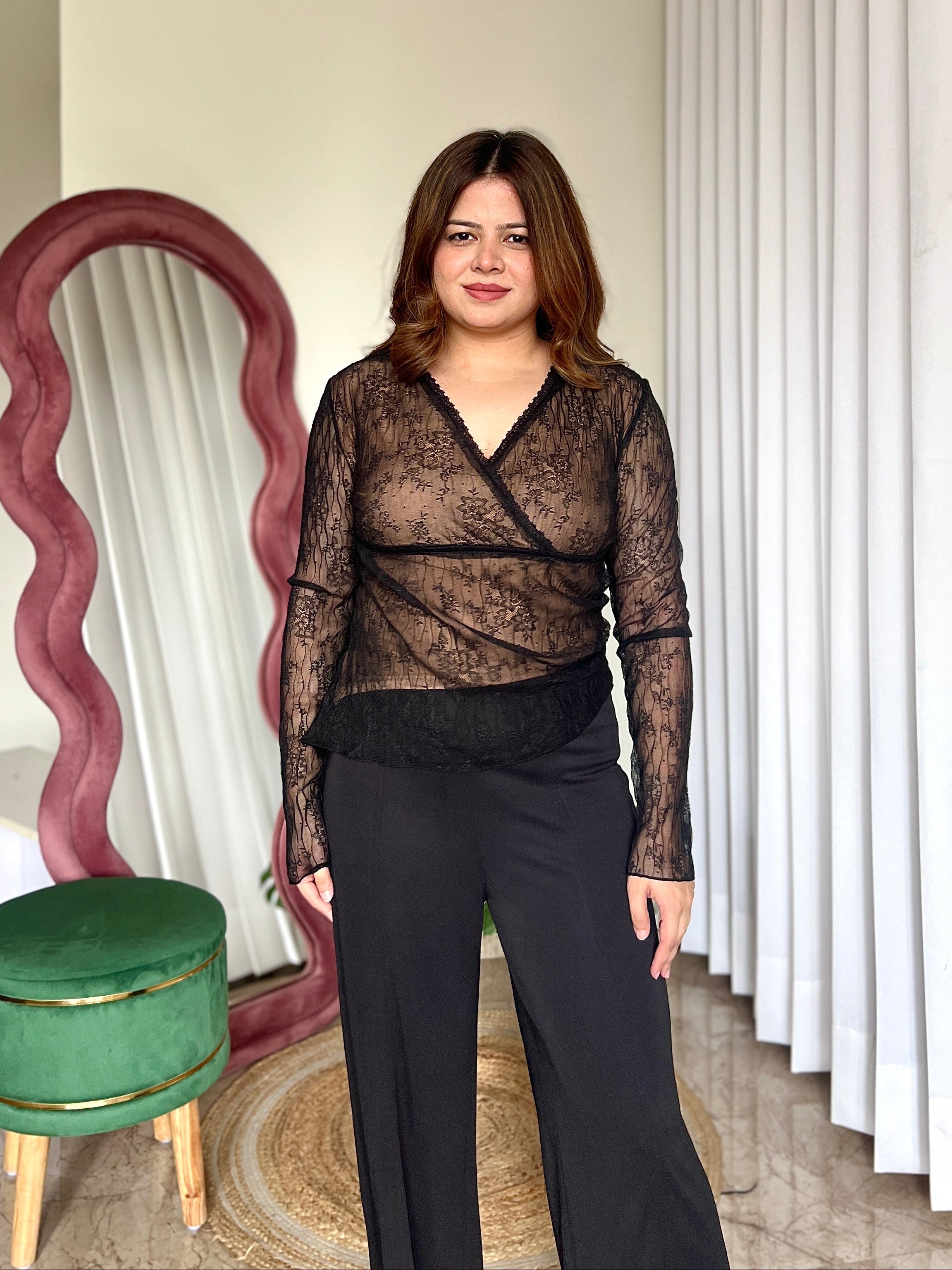 CHUCK LACE TOP