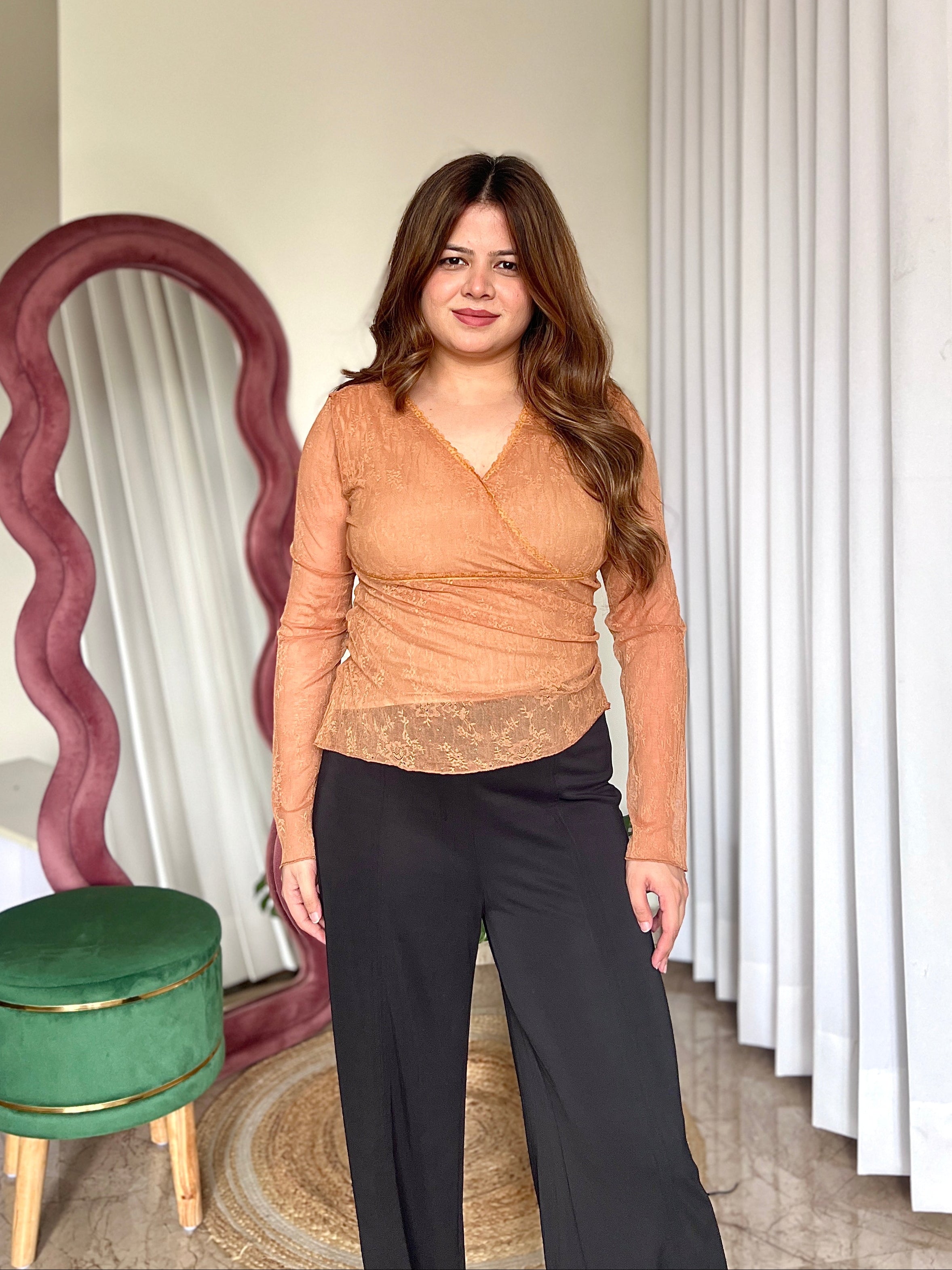 CHUCK LACE TOP