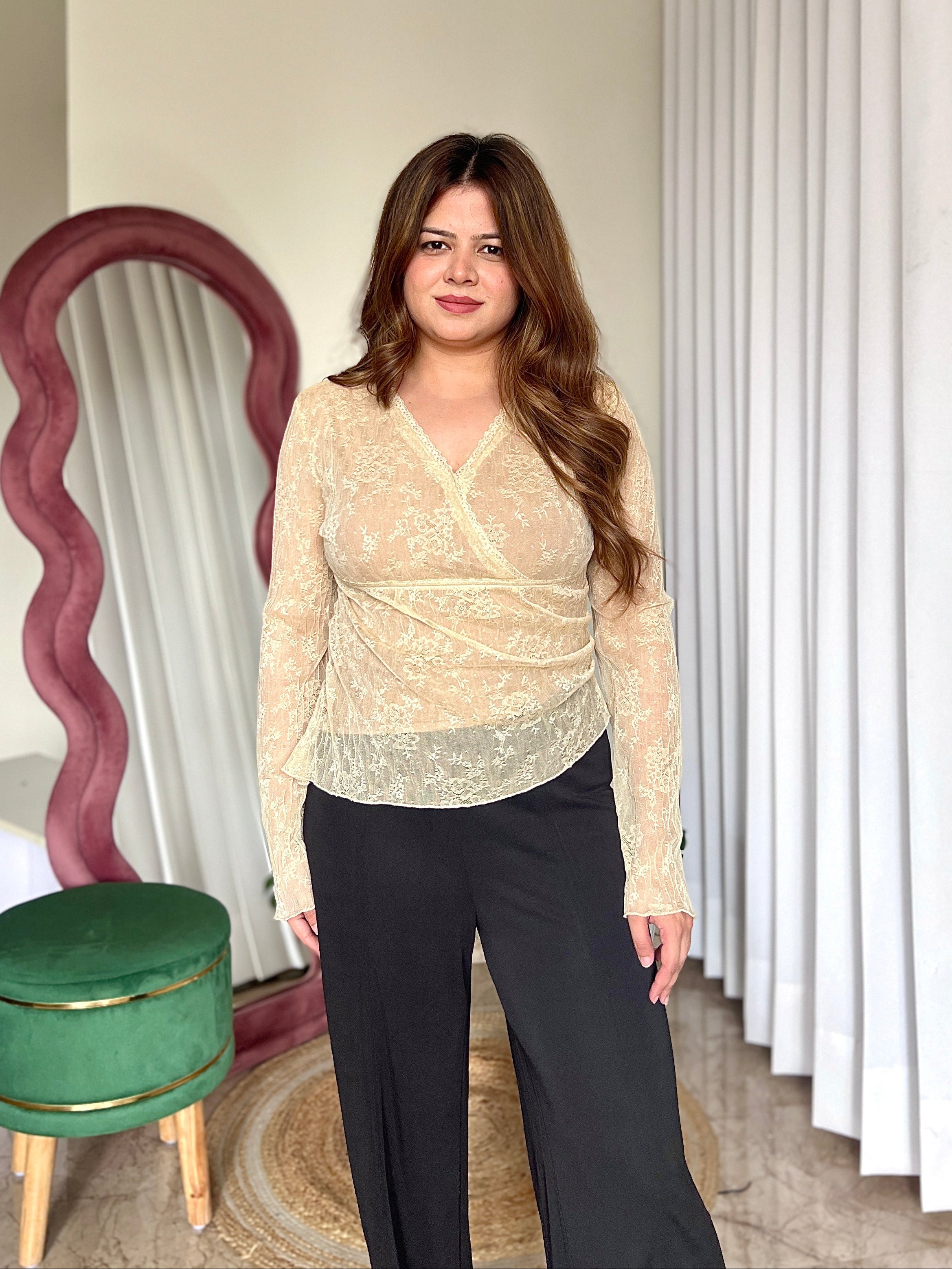 CHUCK LACE TOP