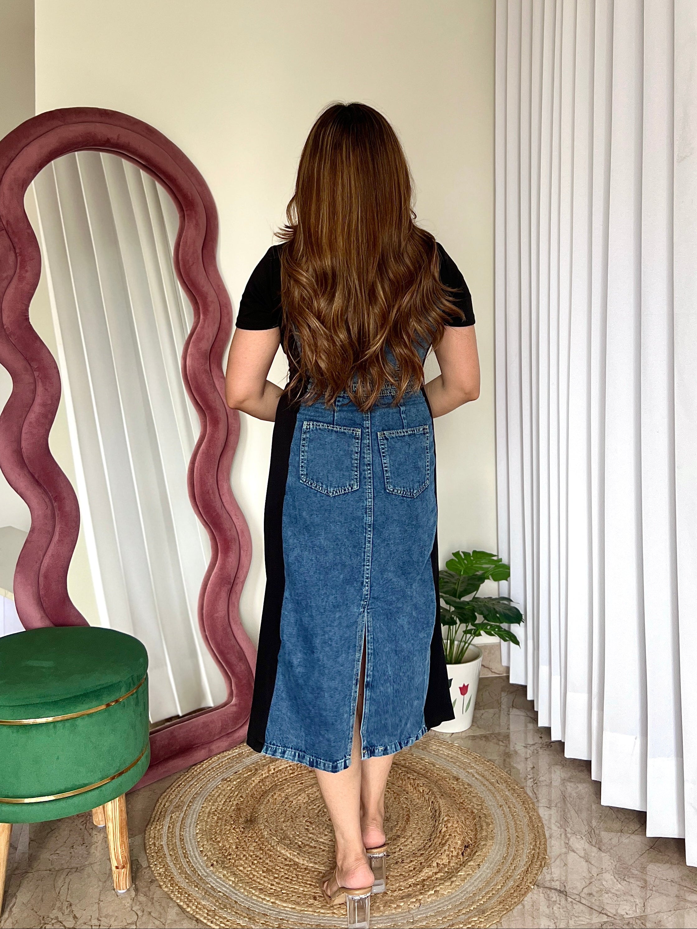 HAZE DENIM DRESS