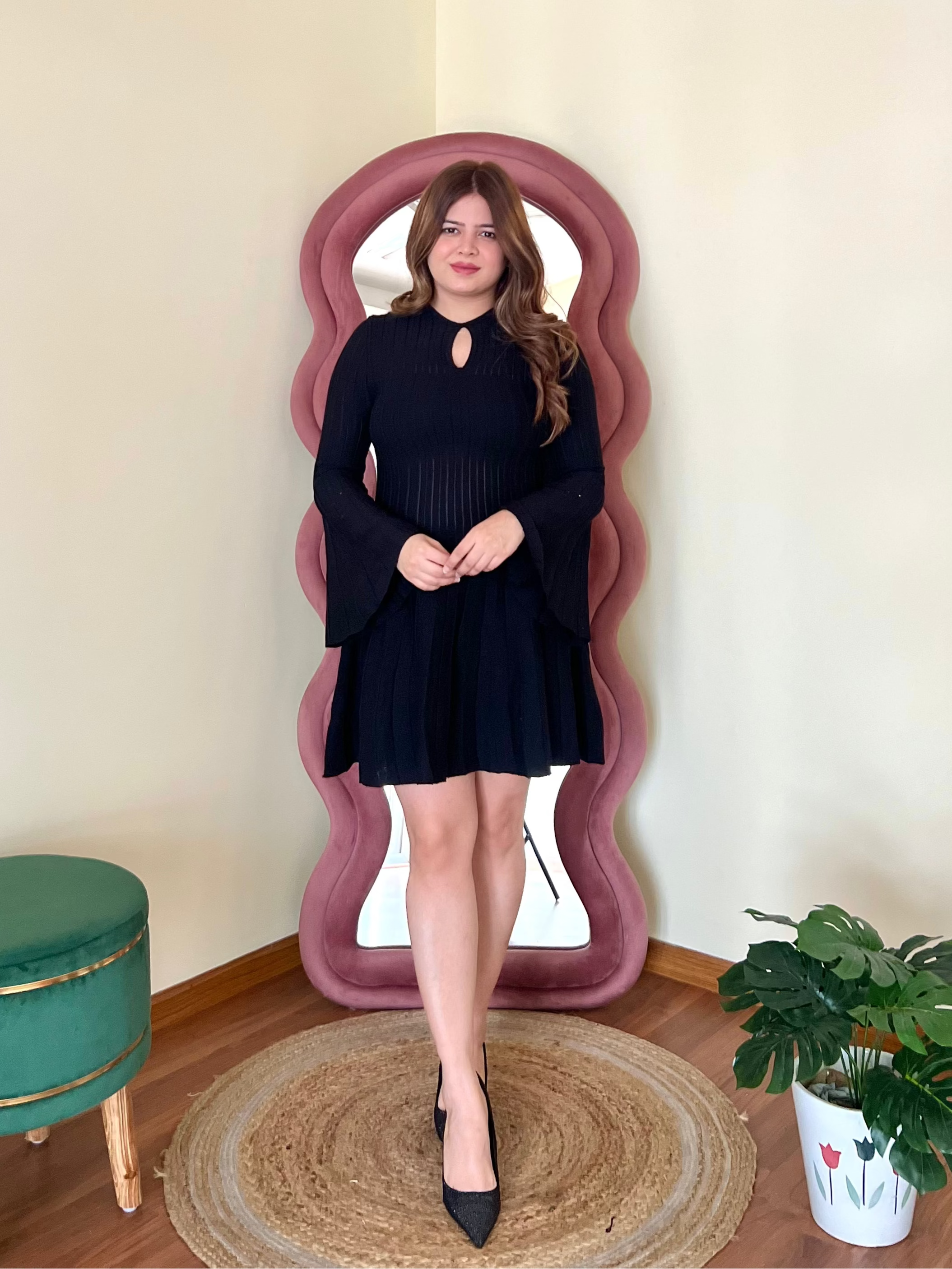 AUBREY RIBBED DRESS
