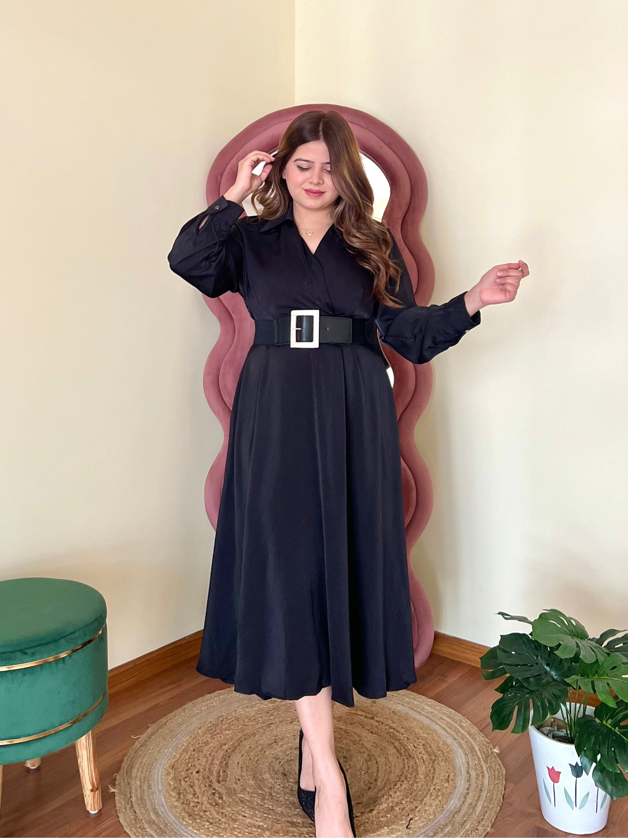 ALISON BELTED DRESS