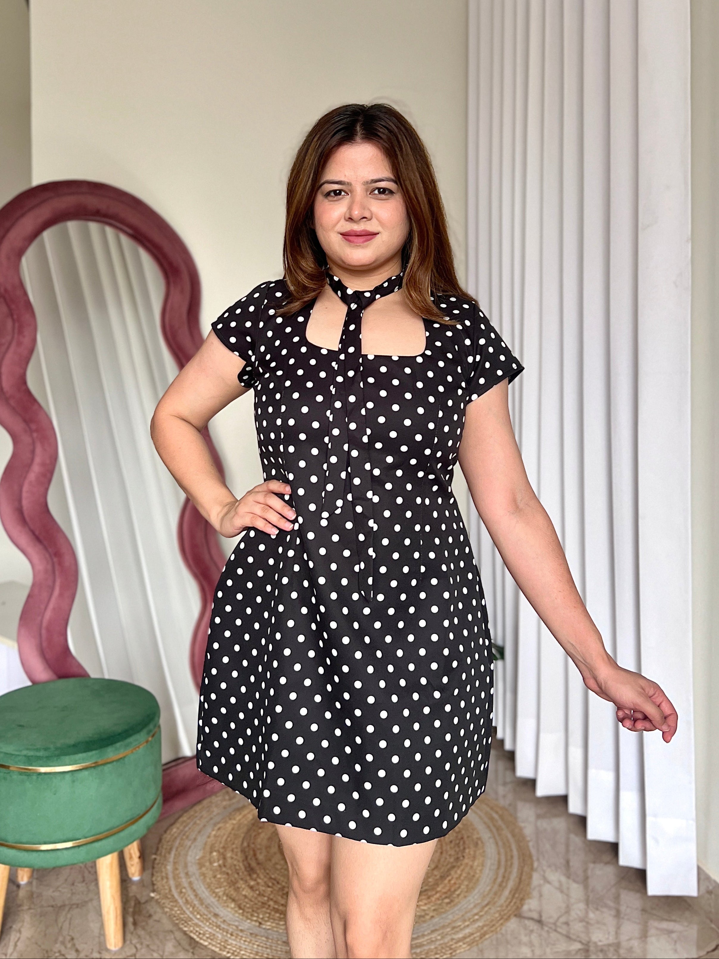 ENVY POLKA DOT DRESS