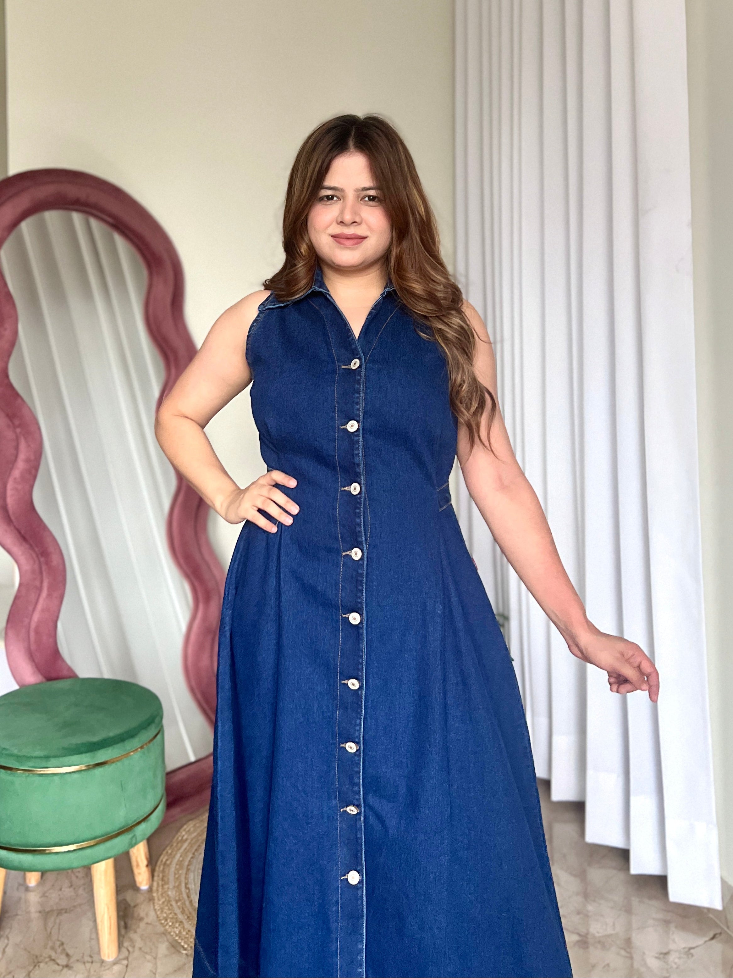 JULIAN DENIM DRESS