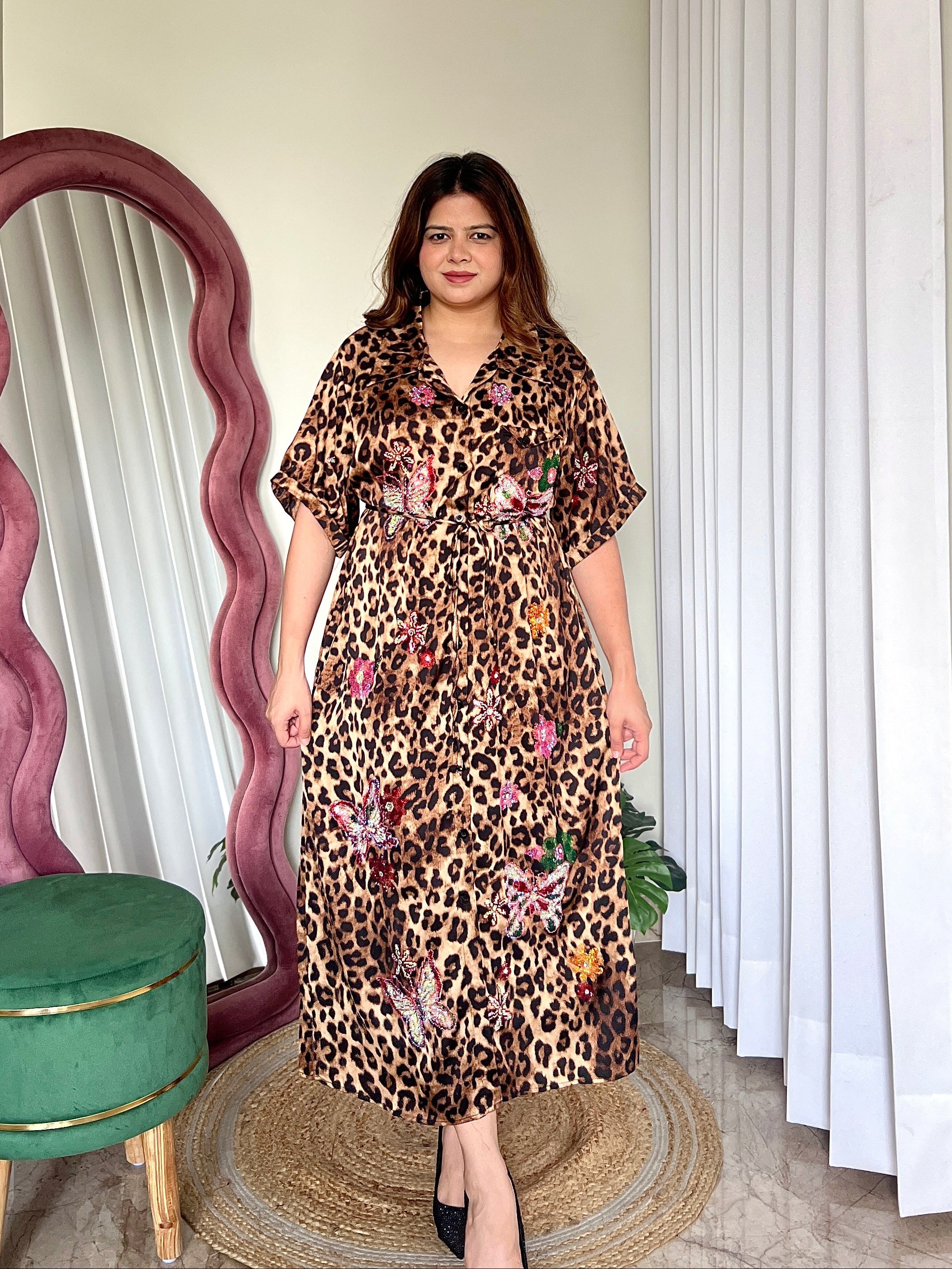 FANNY LEOPARD DRESS