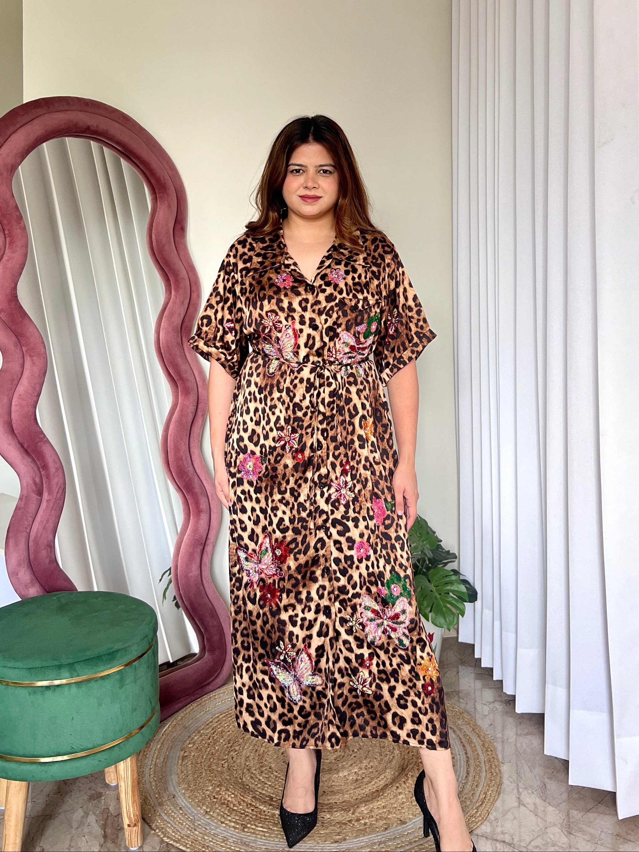 FANNY LEOPARD DRESS