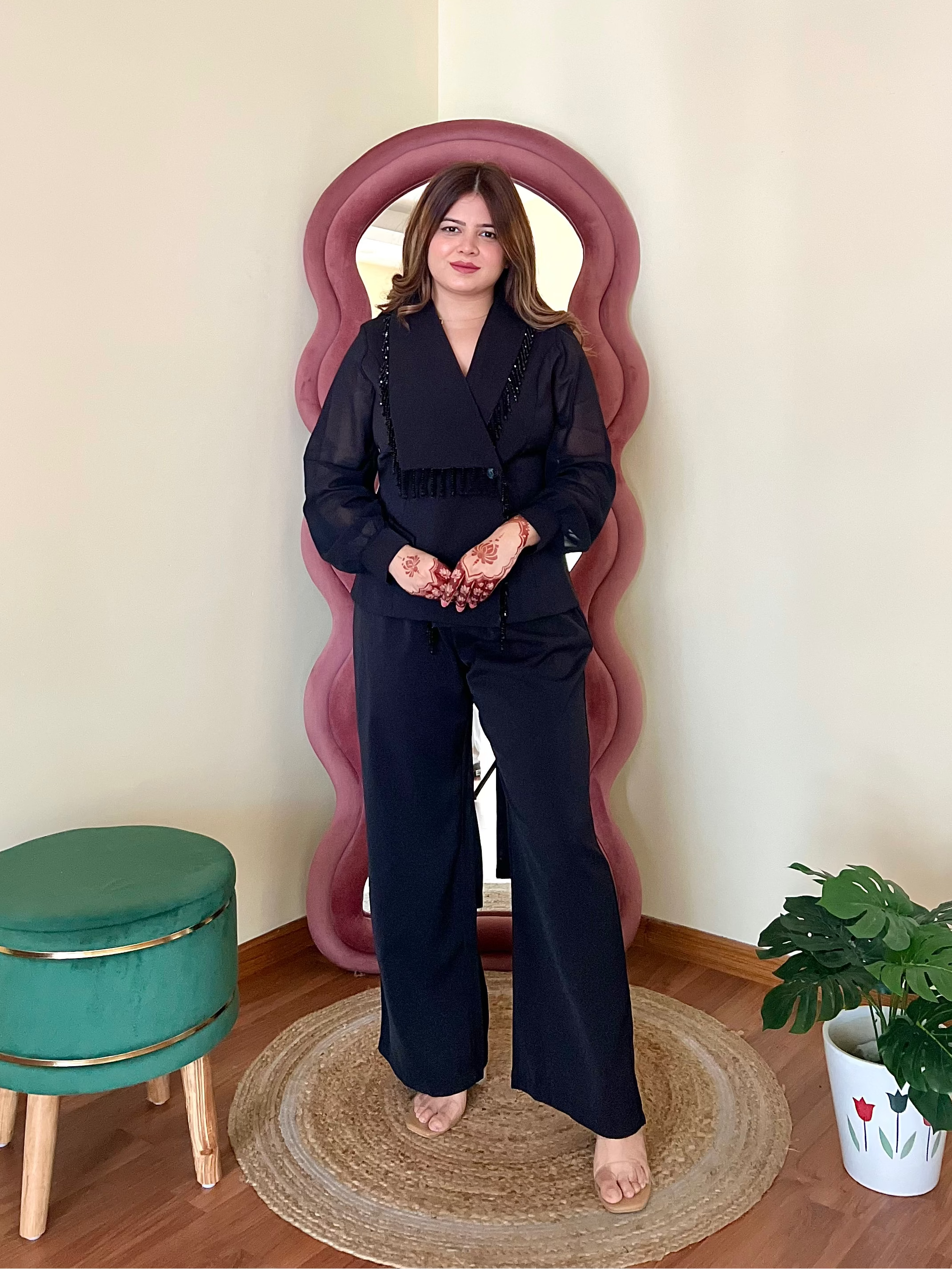 CHARLIE TASSLE BLAZER SET