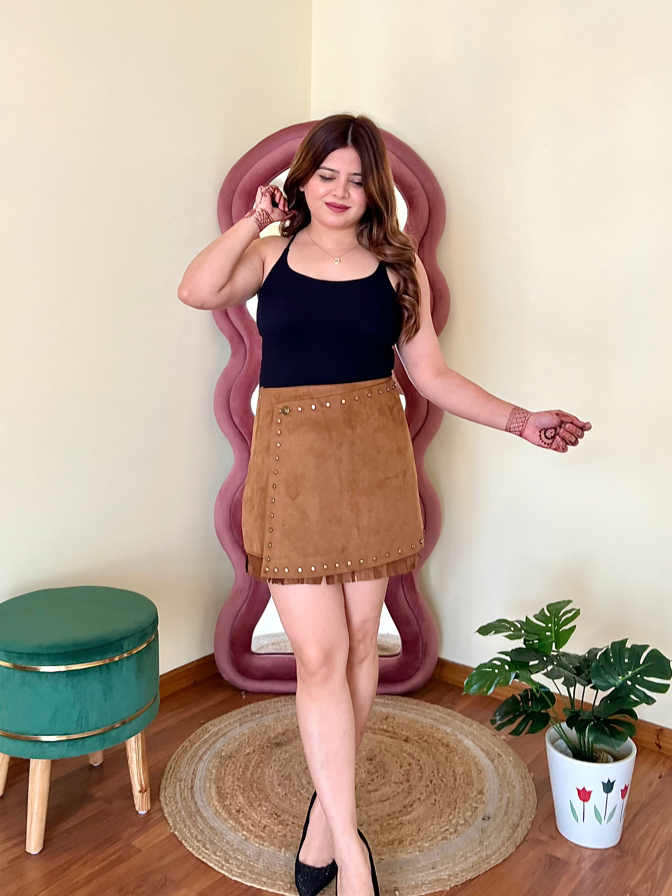 EDEN SUEDE SKIRT