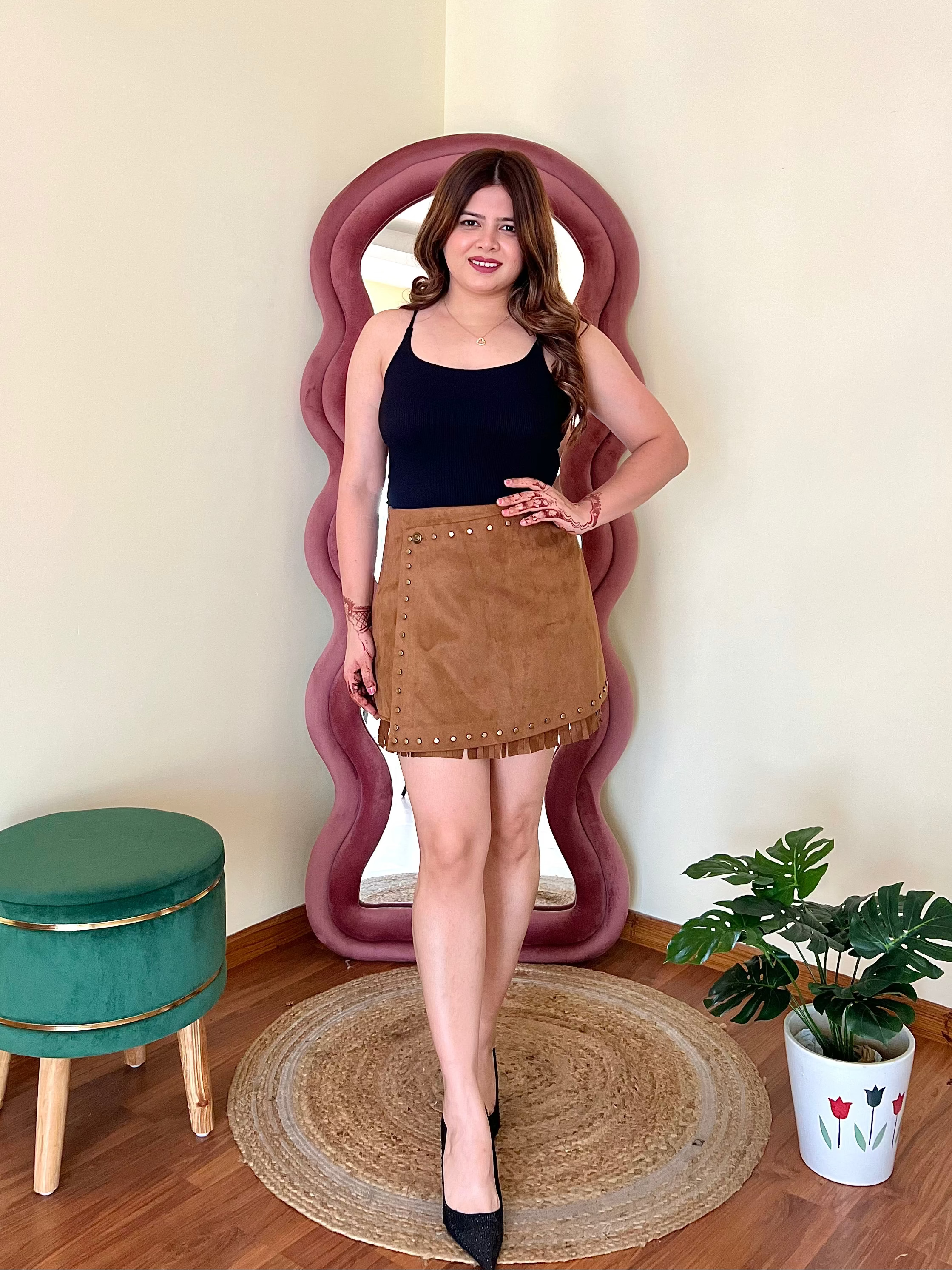 EDEN SUEDE SKIRT