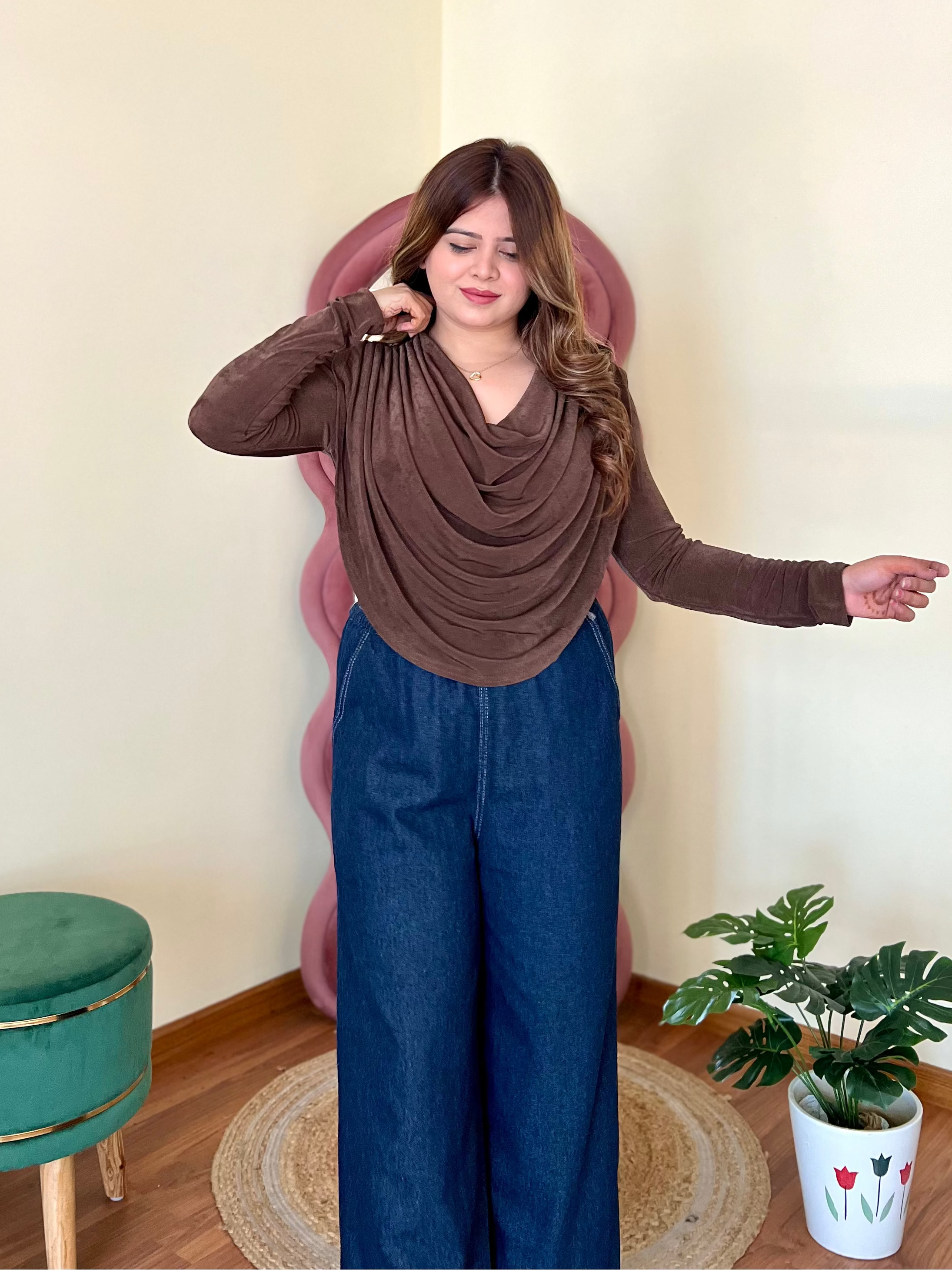 WINNIE COWL TOP