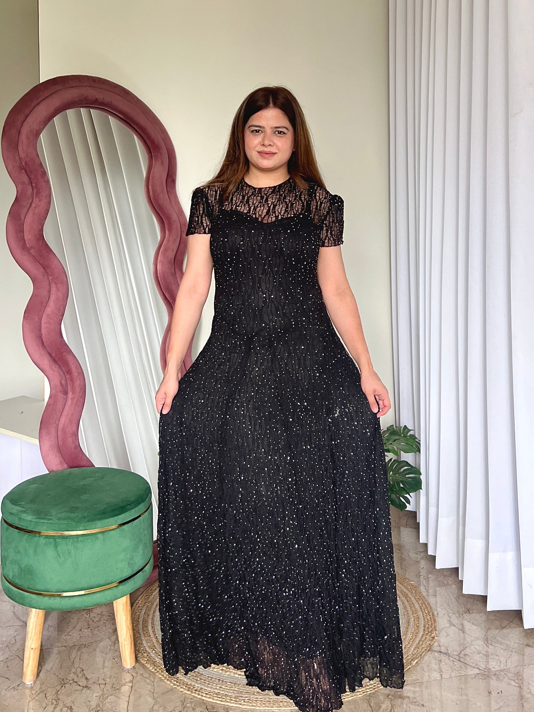 SHERPA MAXI PARTY DRESS