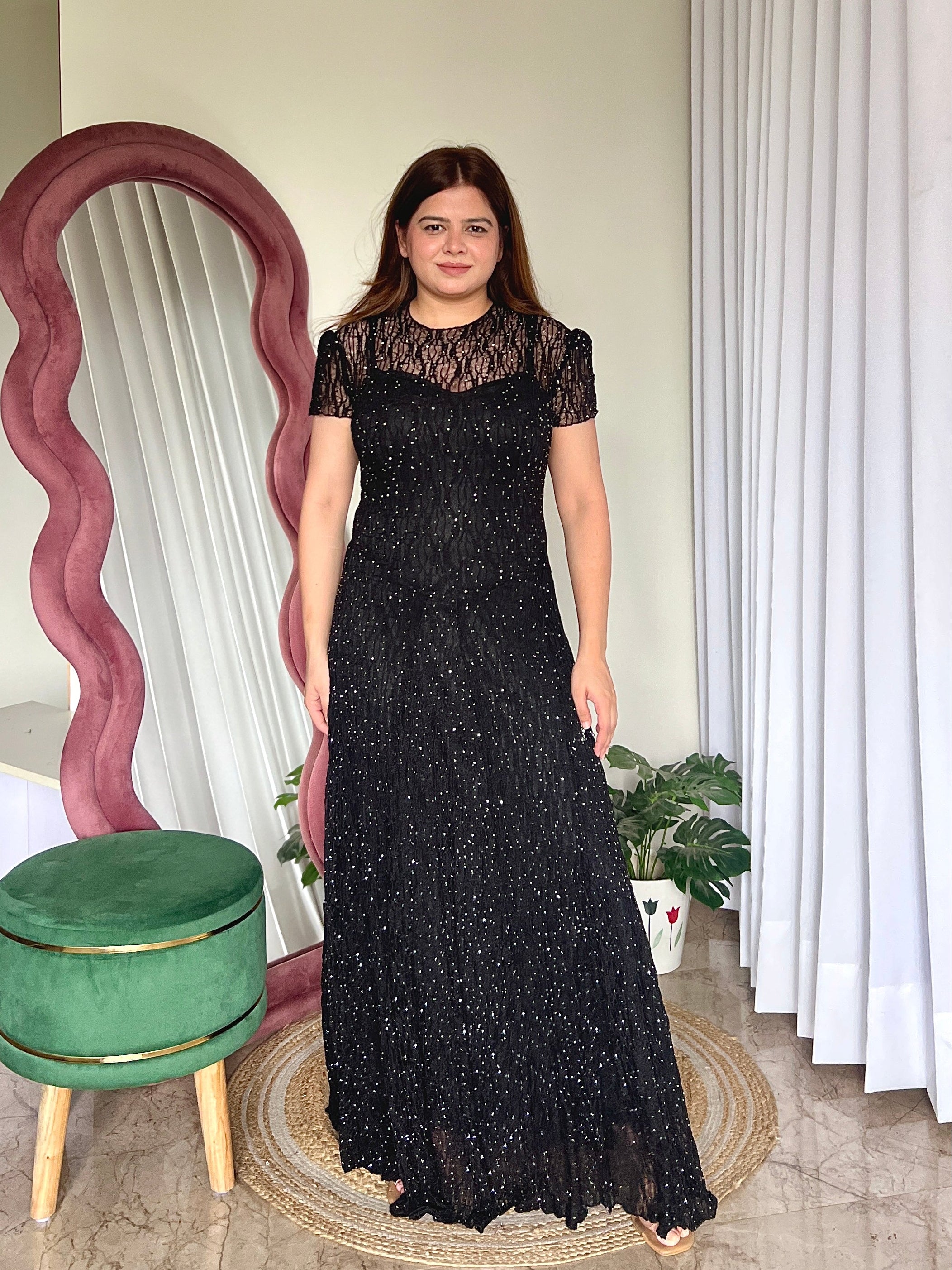 SHERPA MAXI PARTY DRESS