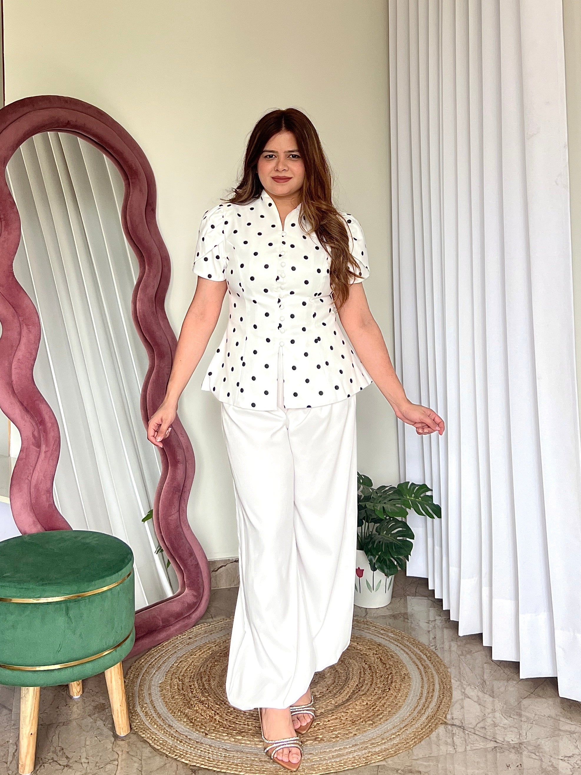 KESHA POLKA DOT COORD SET