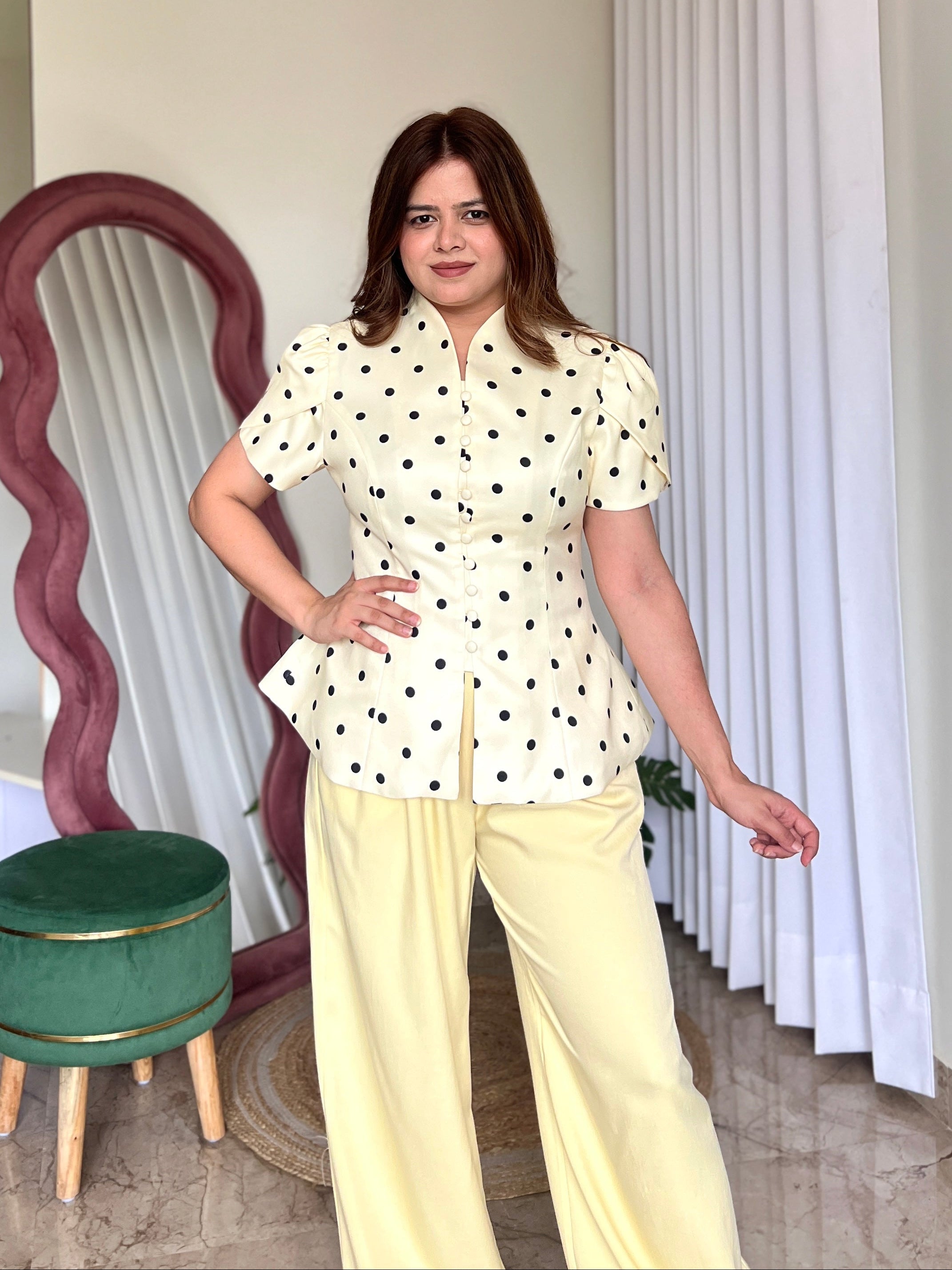 KESHA POLKA DOT COORD SET