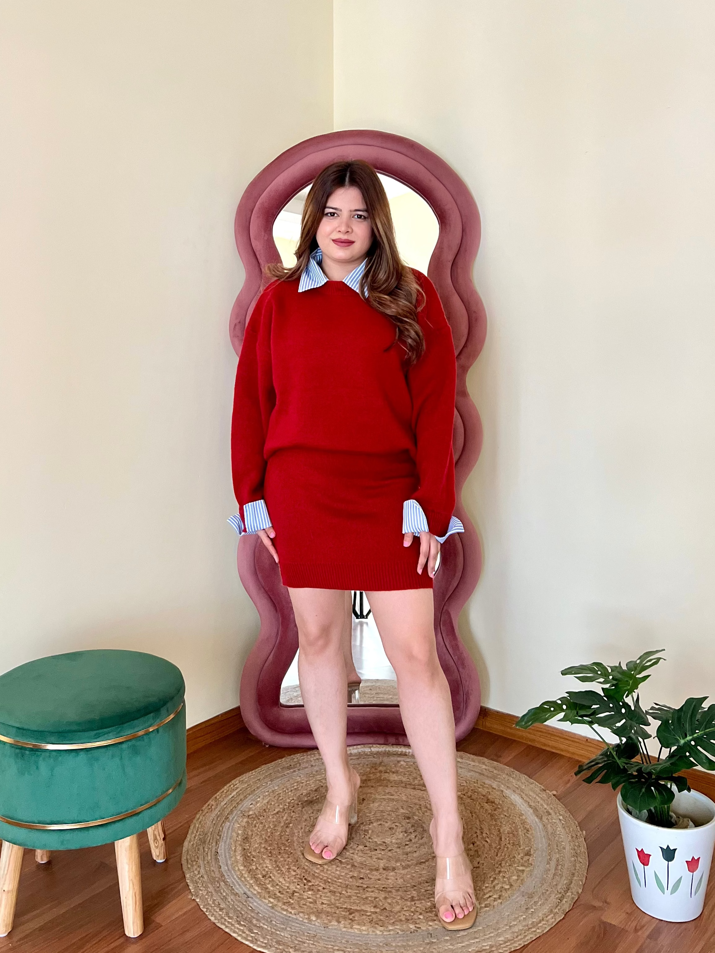 LOTTIE KNITTED SKIRT SET