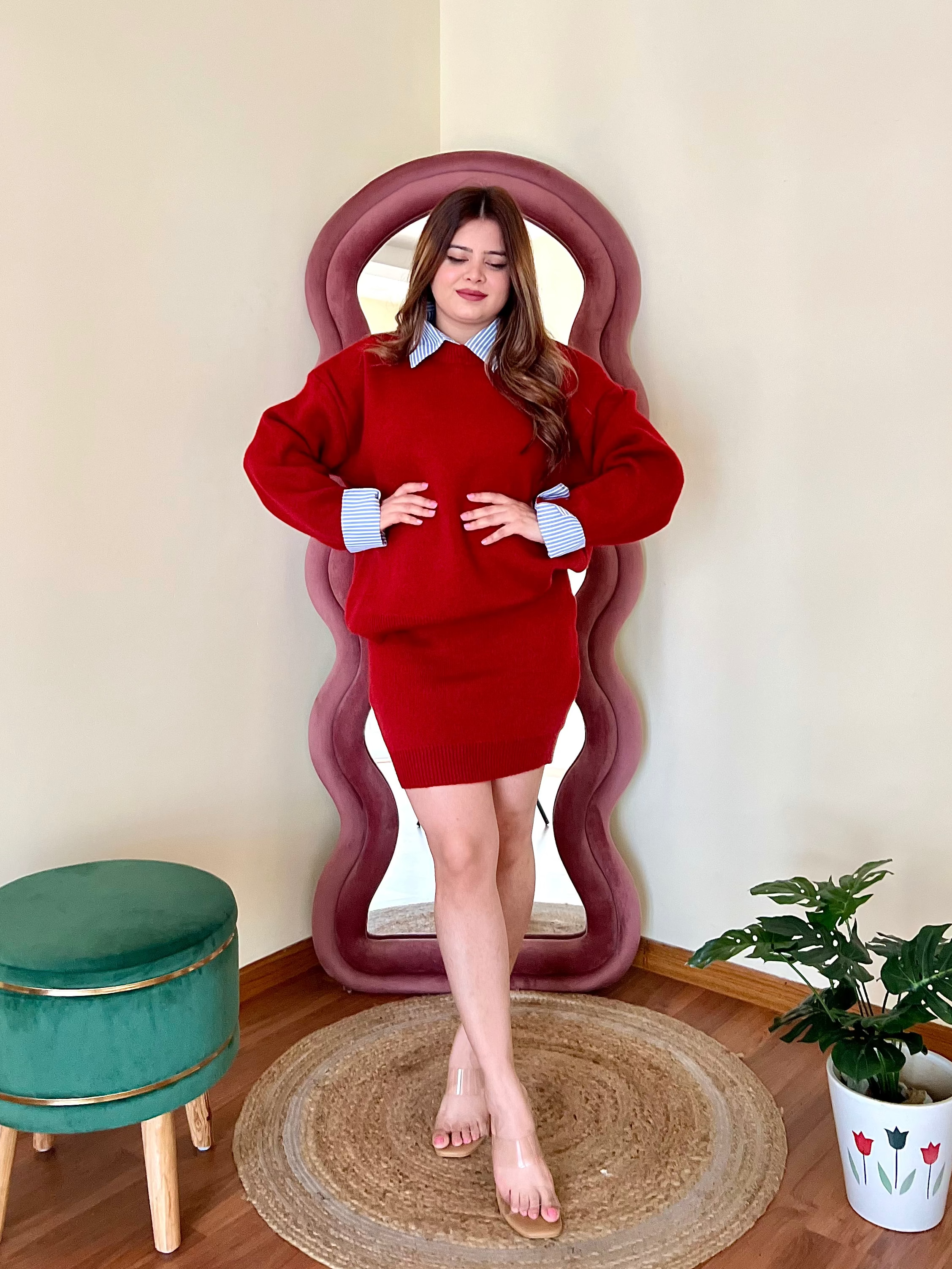 LOTTIE KNITTED SKIRT SET