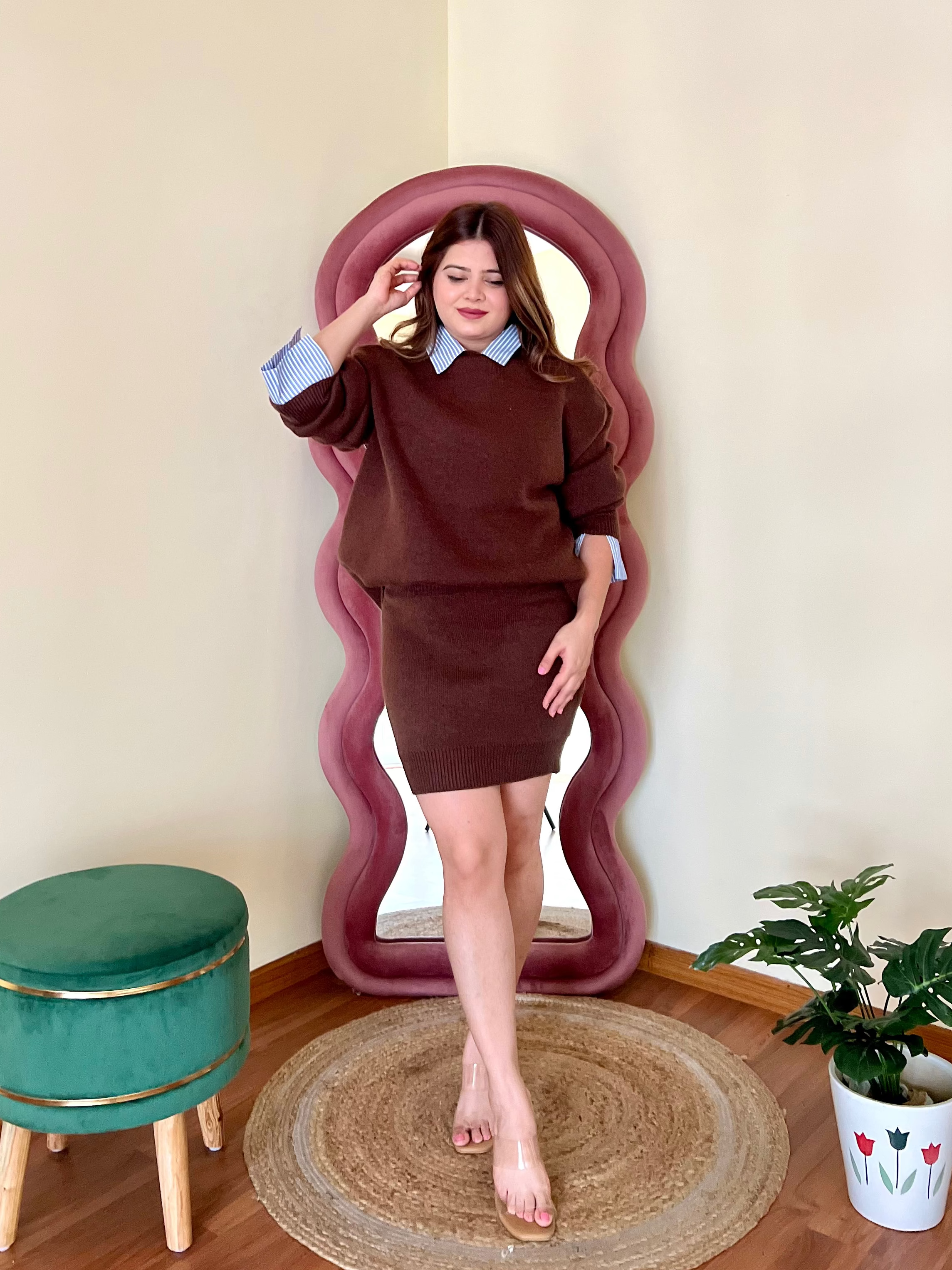 LOTTIE KNITTED SKIRT SET