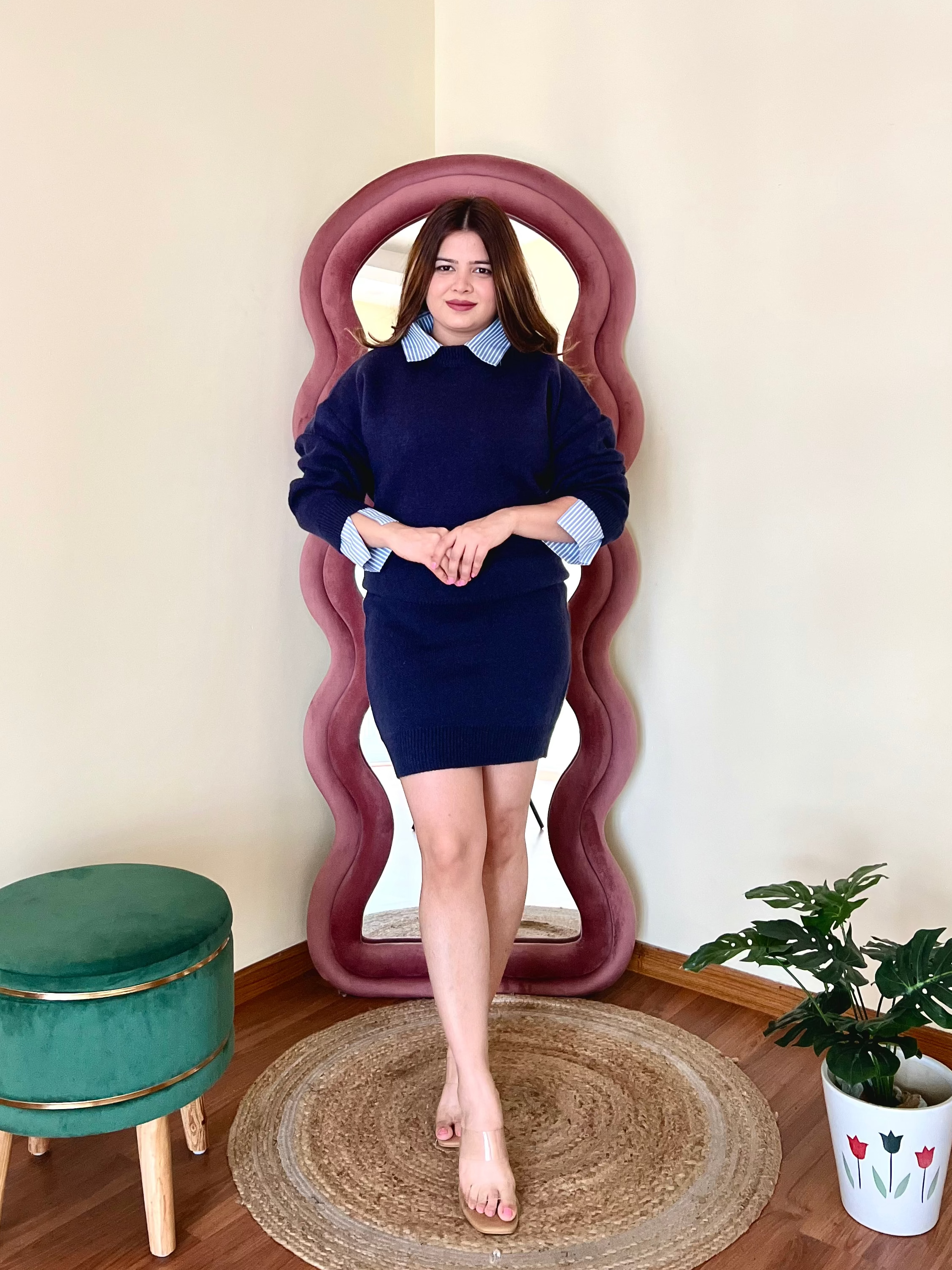 LOTTIE KNITTED SKIRT SET